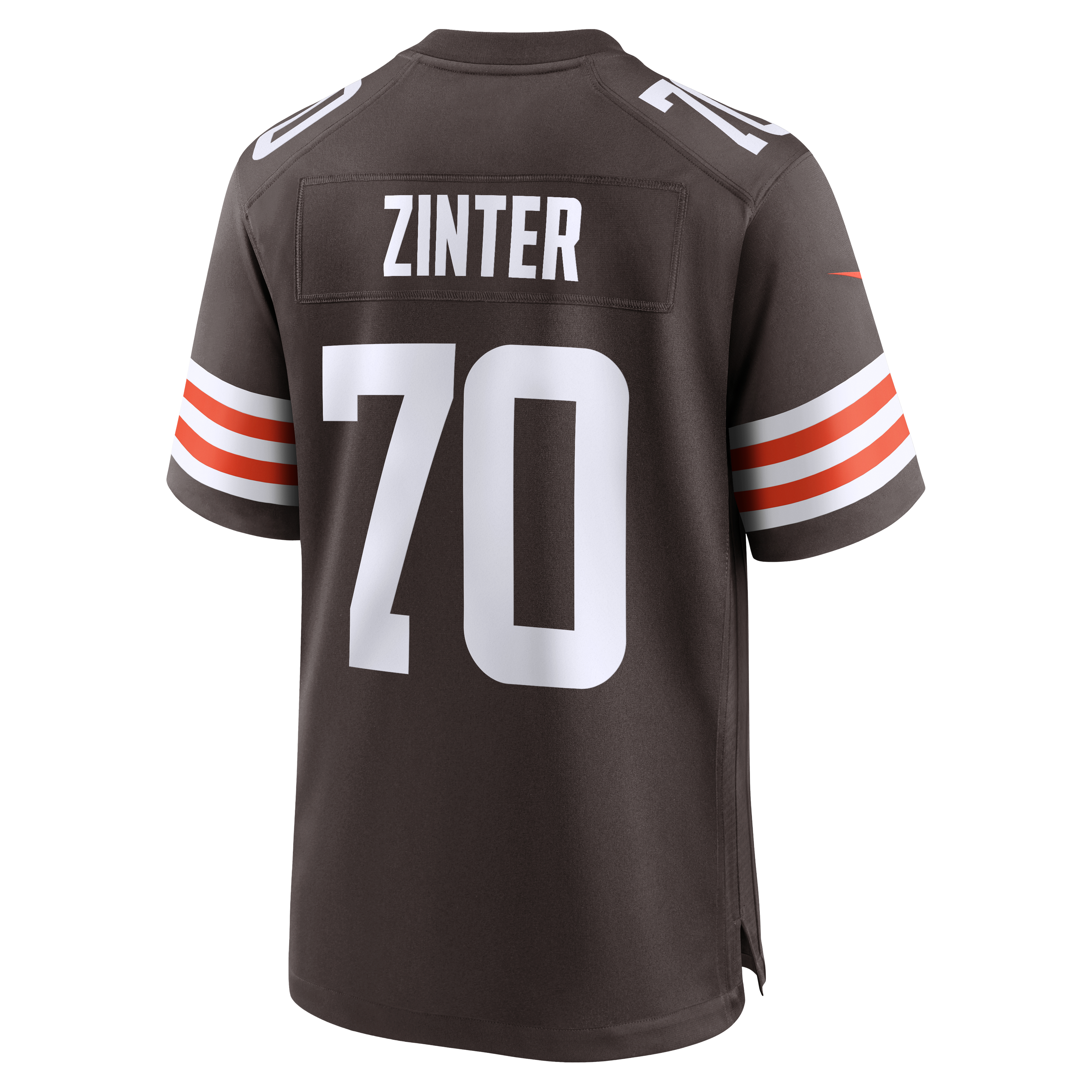 Zak Zinter Cleveland Browns Game Jersey Brown NFL Football Fan Wear