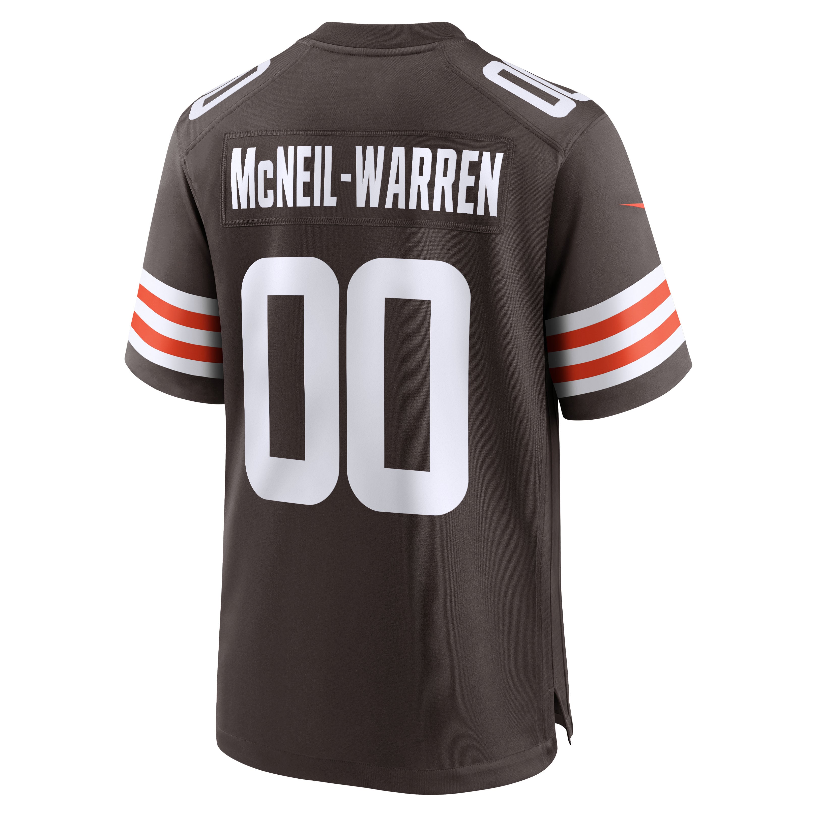 Emmanuel McNeil-Warren Cleveland Browns Game Jersey Brown NFL Football Fan Wear Emmanuel McNeil-Warren