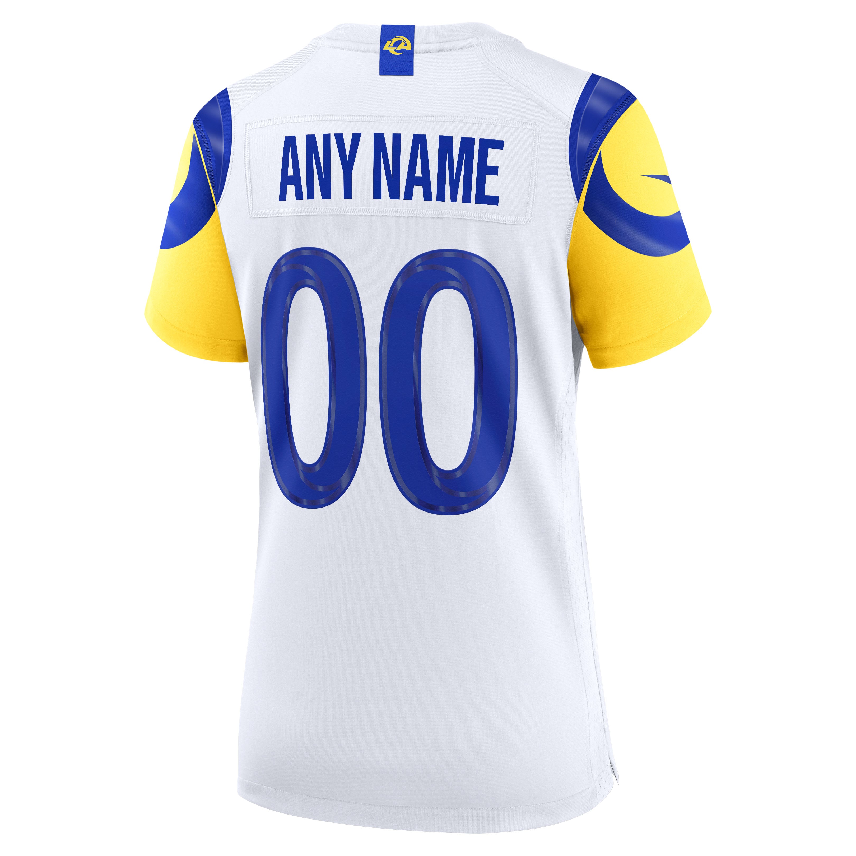 Los Angeles Rams Game Jersey White NFL Football Fan Wear Custom Number