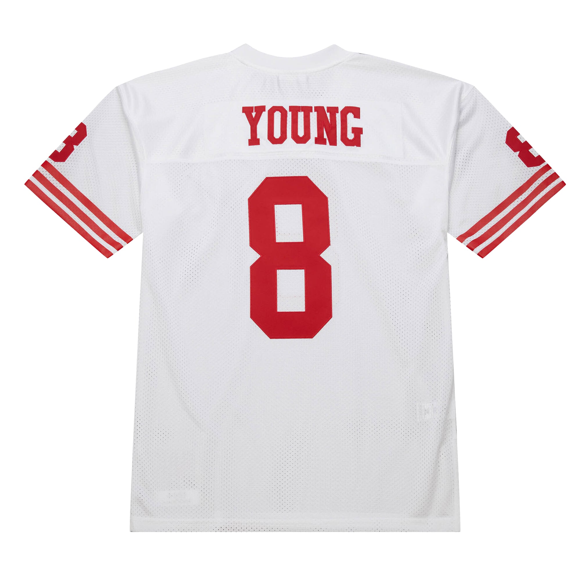 Retired Steve Young San Francisco 49ers Player Jersey White NFL Football Fan Wear Retired Steve Young