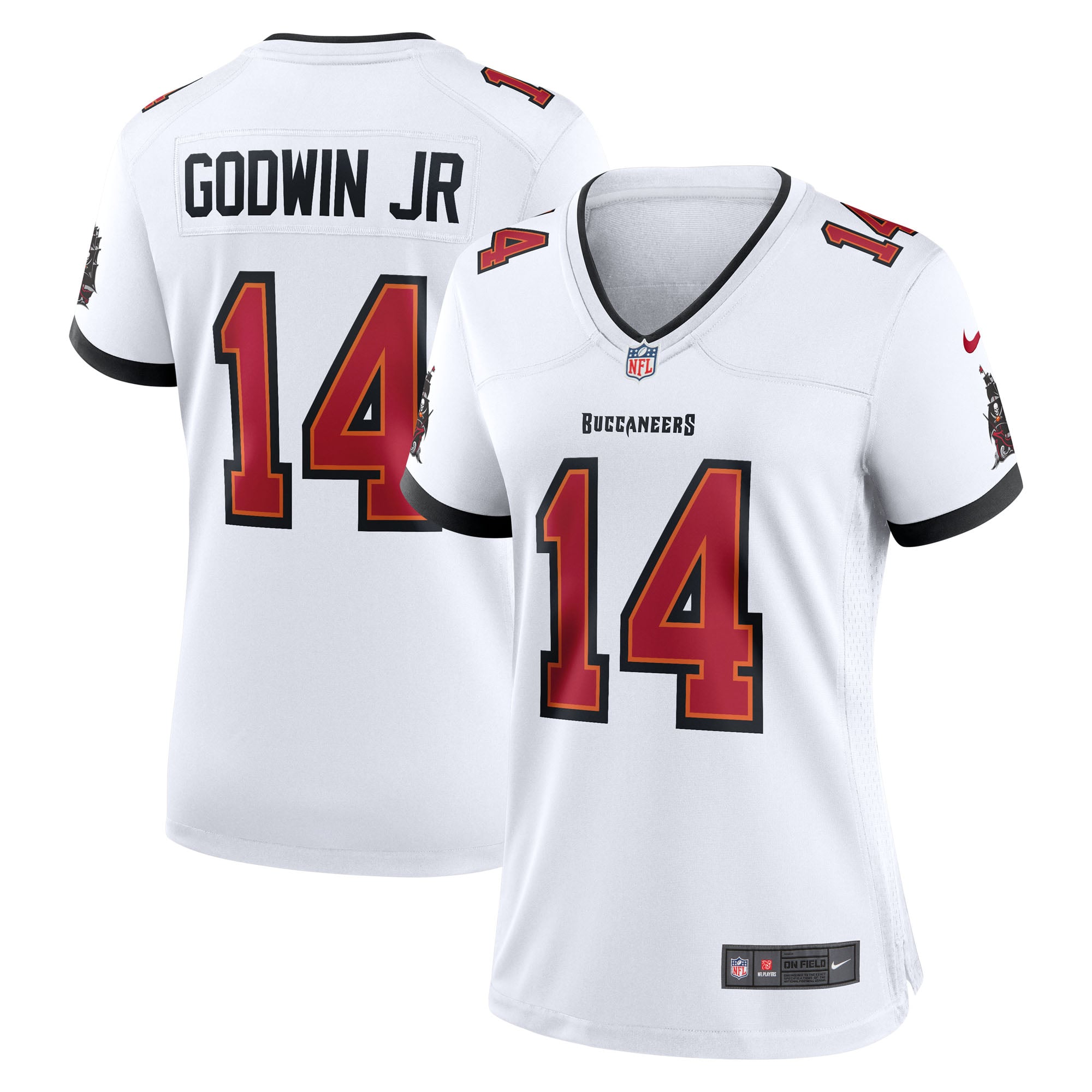 Chris Godwin Jr Tampa Bay Buccaneers Player Jersey White NFL Football Fan Wear Chris Godwin Jr
