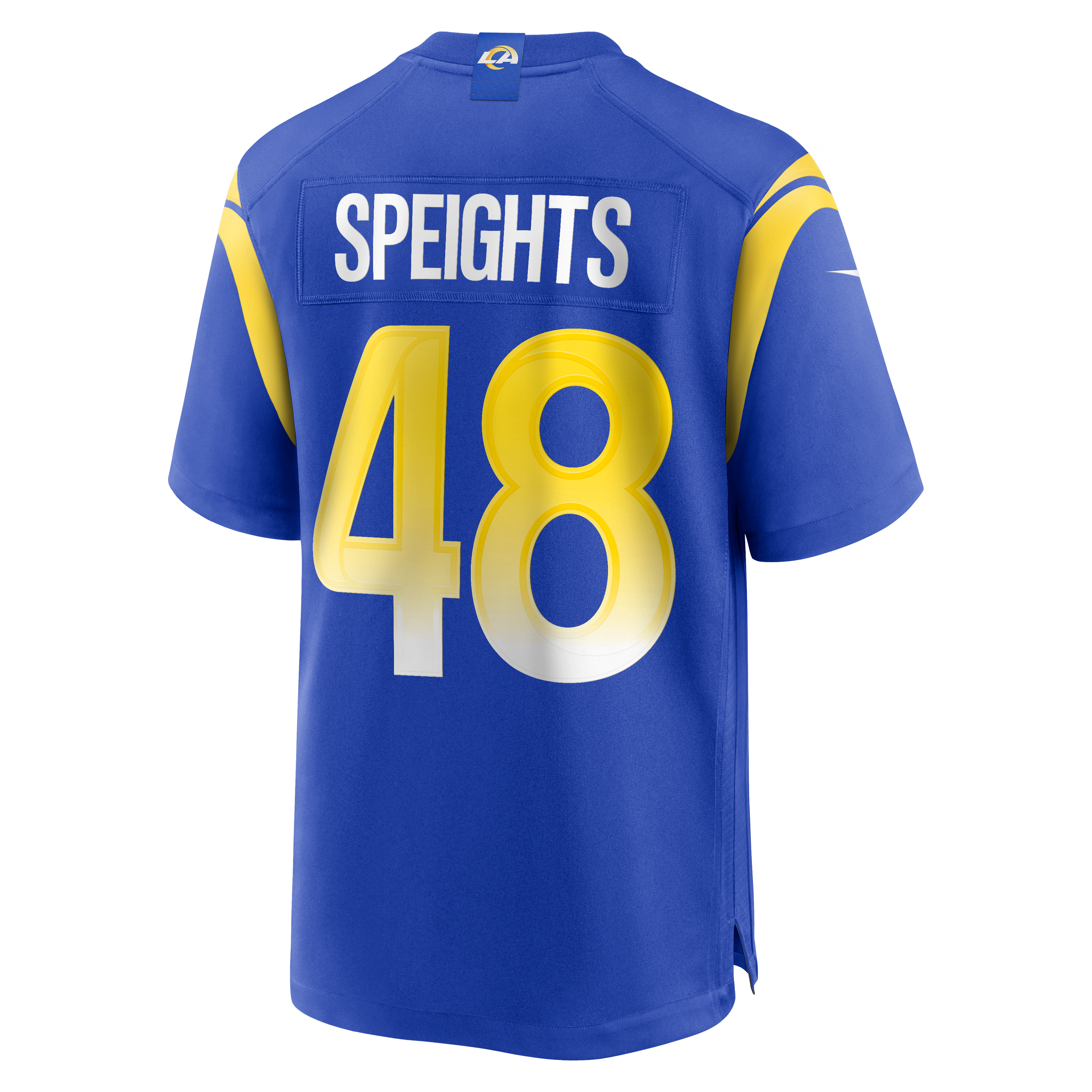 Omar Speights Los Angeles Rams Game Jersey Royal NFL Football Fan Wear Omar Speights
