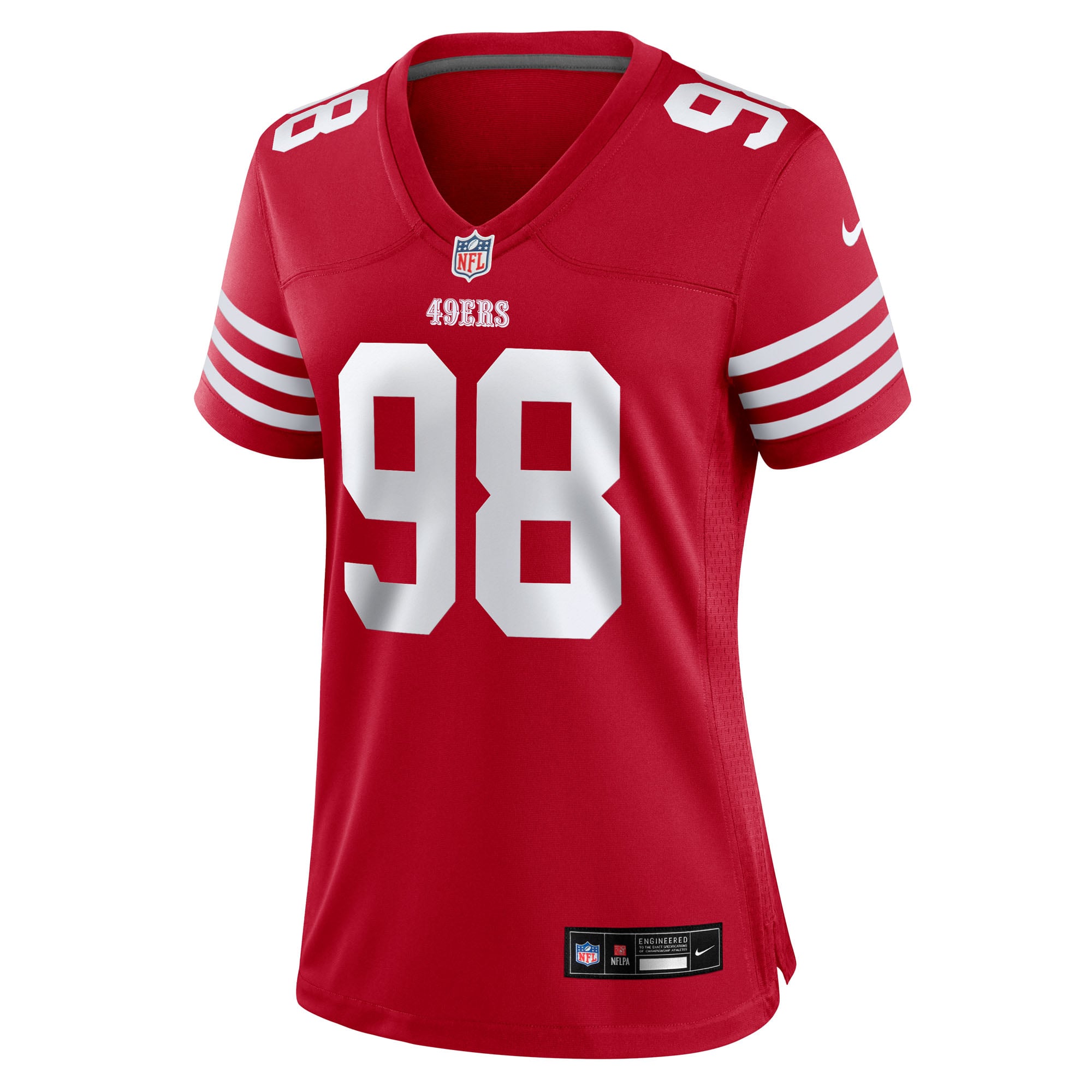 Mykel Williams San Francisco 49ers Game Jersey Scarlet NFL Football Fan Wear