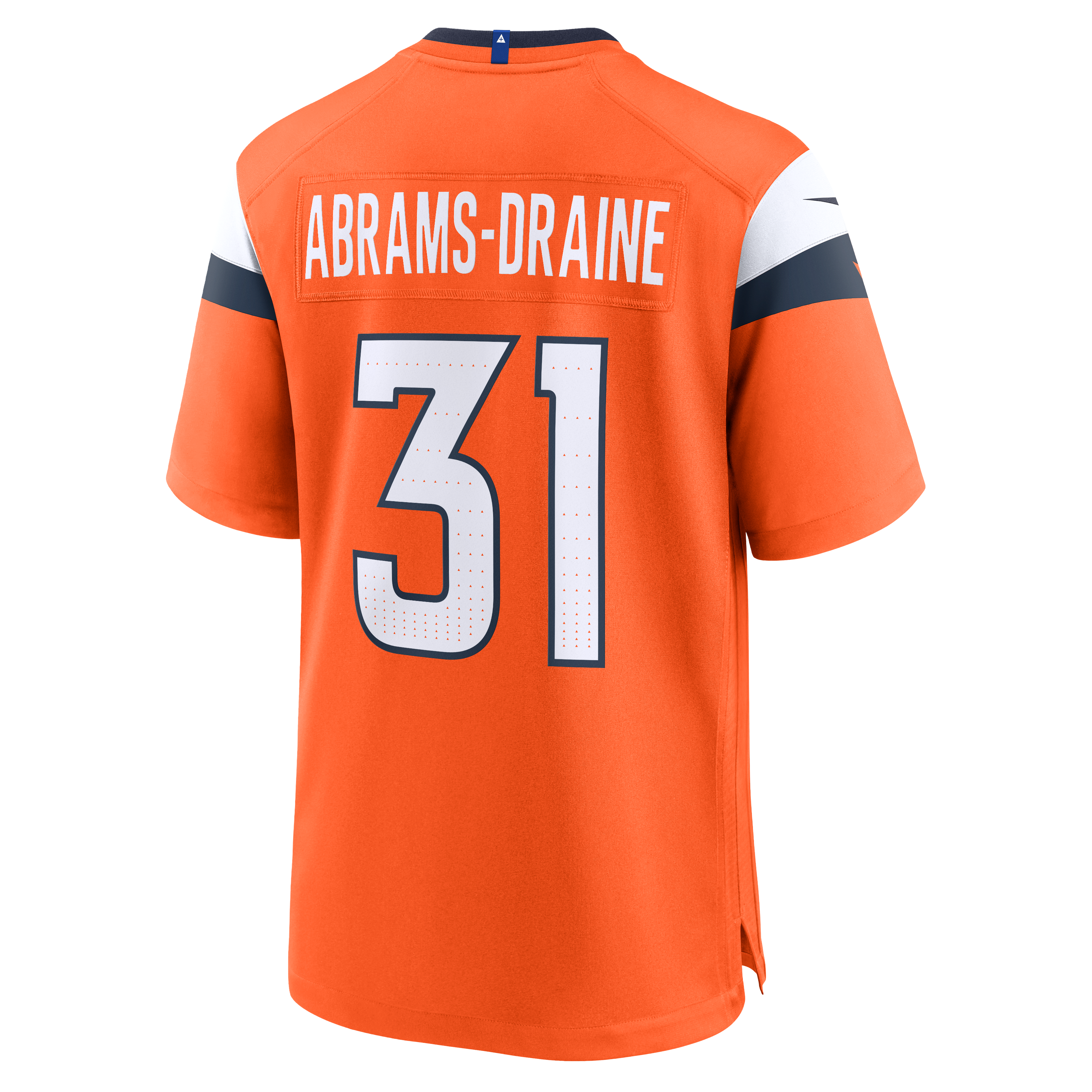 Kris Abrams-Draine Denver Broncos Game Jersey Orange NFL Football Fan Wear