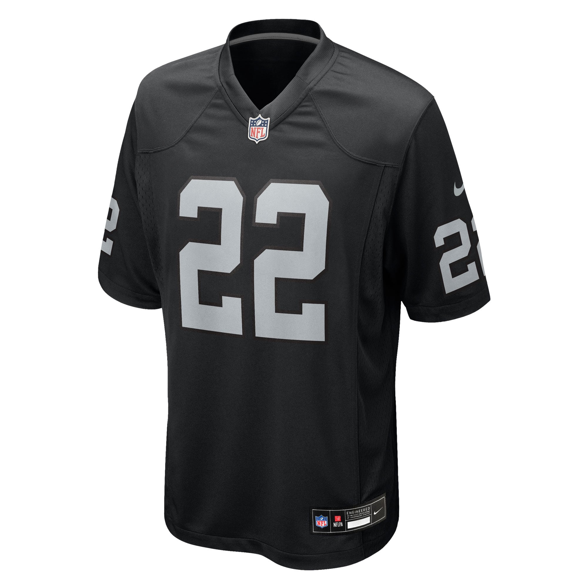 Eric Stokes Las Vegas Raiders Game Jersey Black NFL Football Fan Wear Eric Stokes