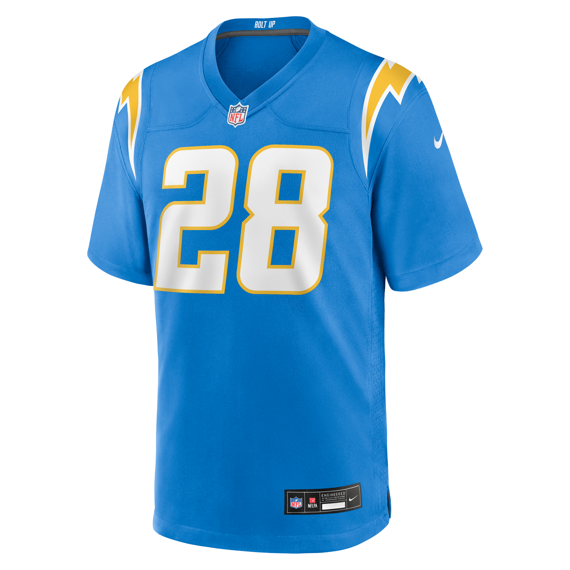 Hassan Haskins Los Angeles Chargers Game Jersey NFL Football Fan Wear