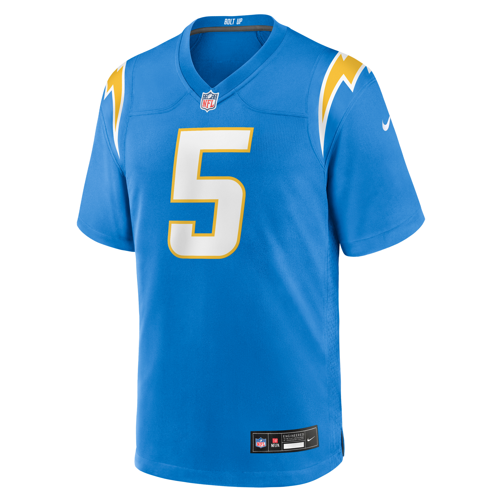 Trey Lance Los Angeles Chargers Game Jersey NFL Football Fan Wear