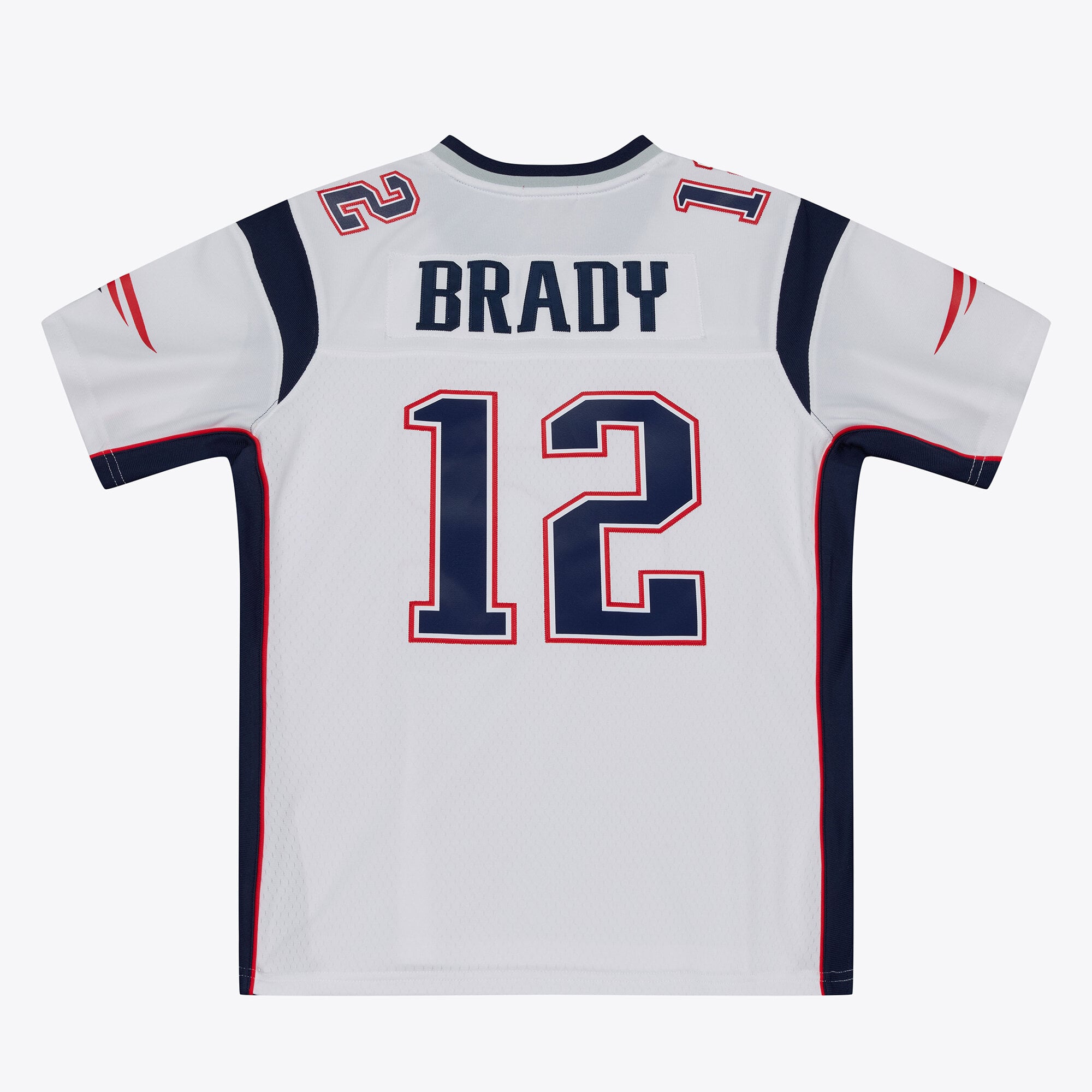 Retired Tom Brady New England Patriots Game Jersey White NFL Football Fan Wear Retired Tom Brady