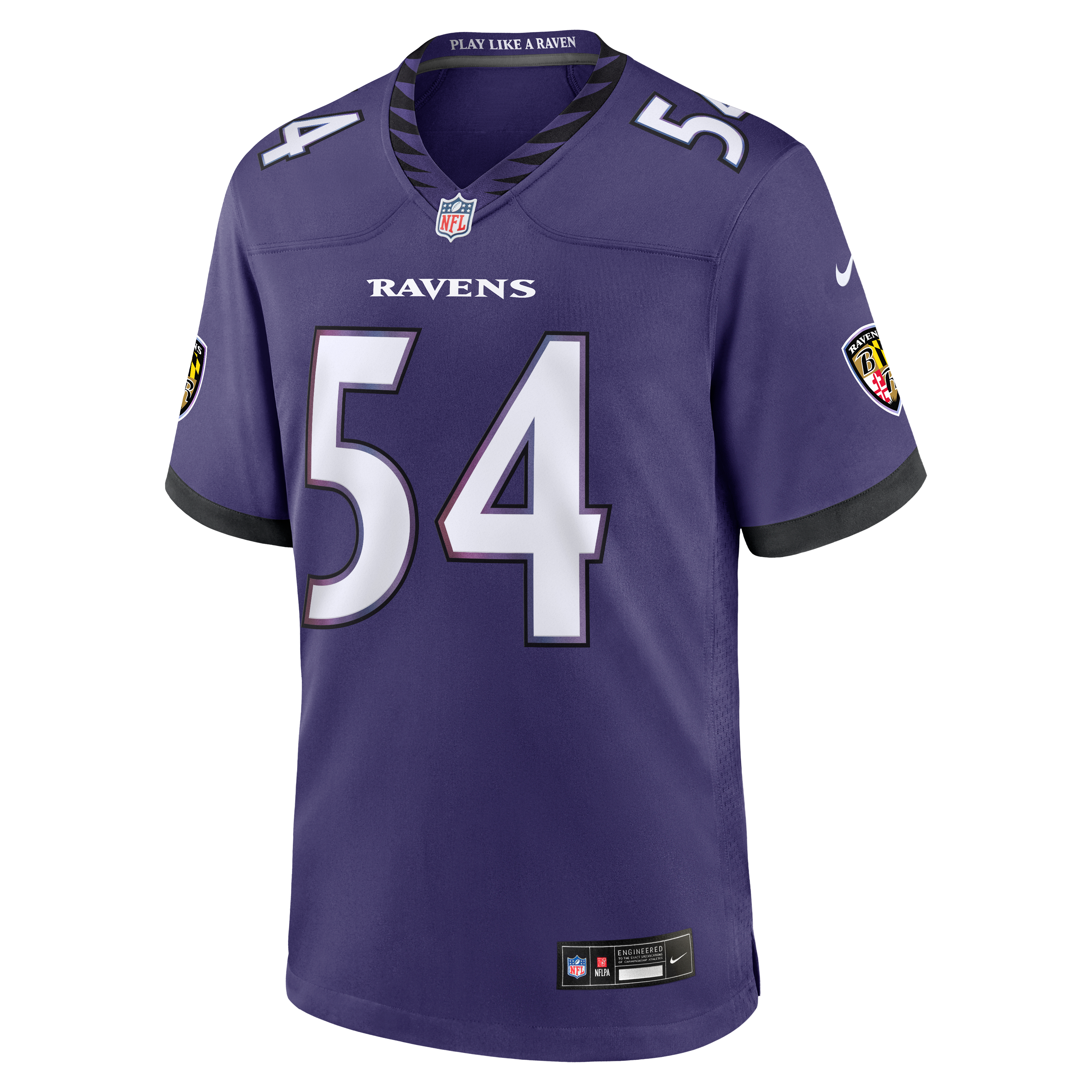 Jovaughn Gwyn Baltimore Ravens Game Jersey Purple NFL Football Fan Wear