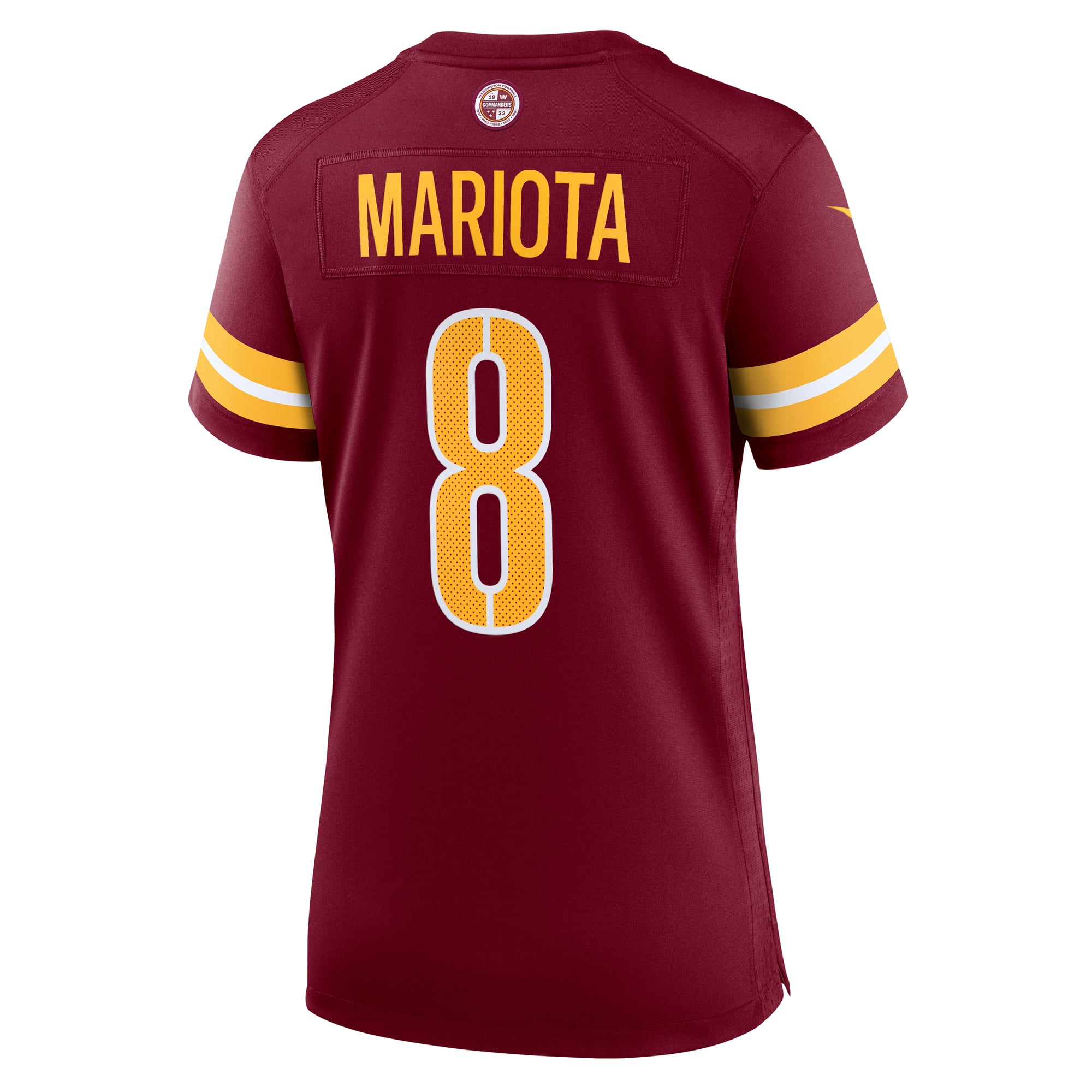 Marcus Mariota Washington Commanders Game Jersey Burgundy NFL Football Fan Wear