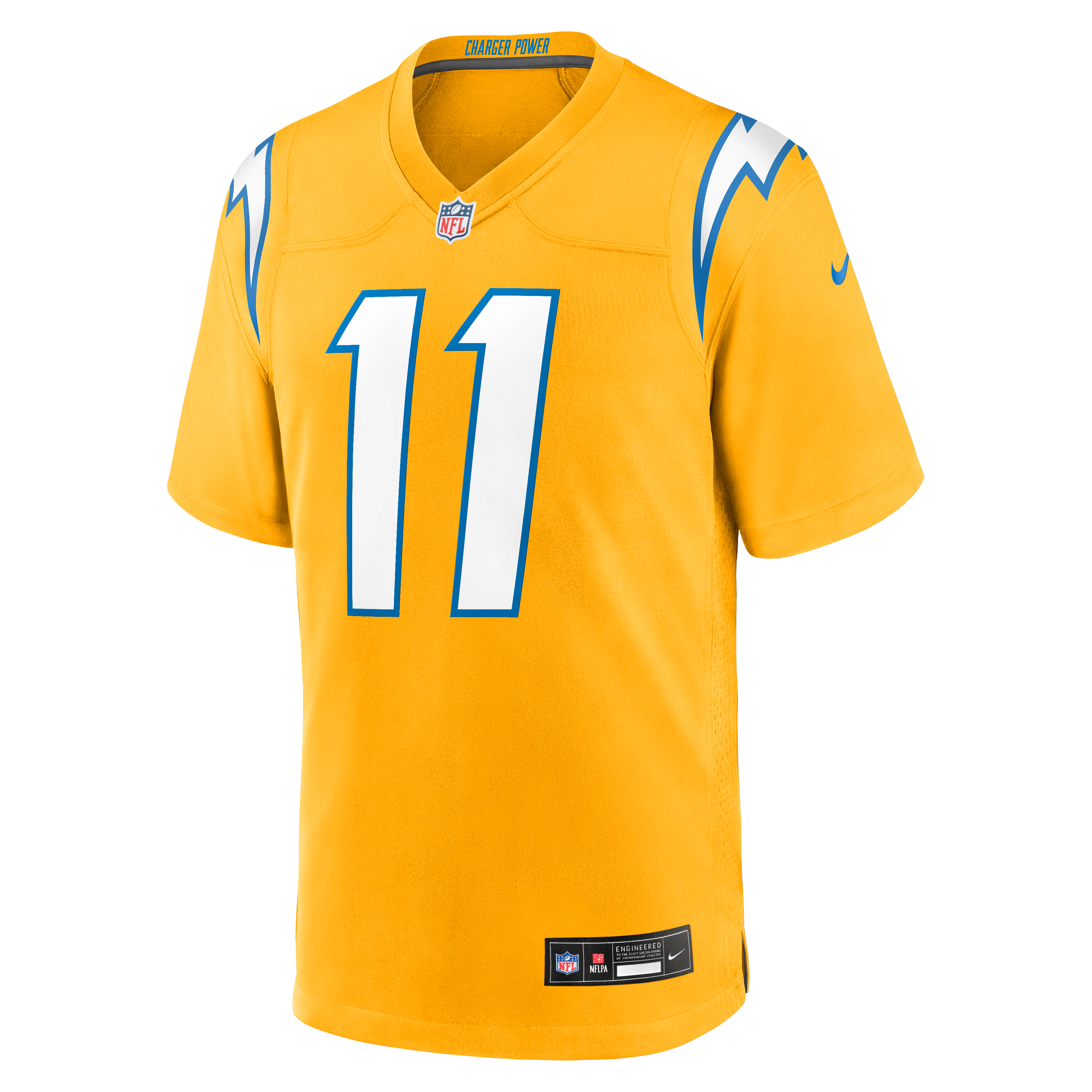 Cameron Dicker Los Angeles Chargers Game Jersey Gold NFL Football Fan Wear Cameron Dicker