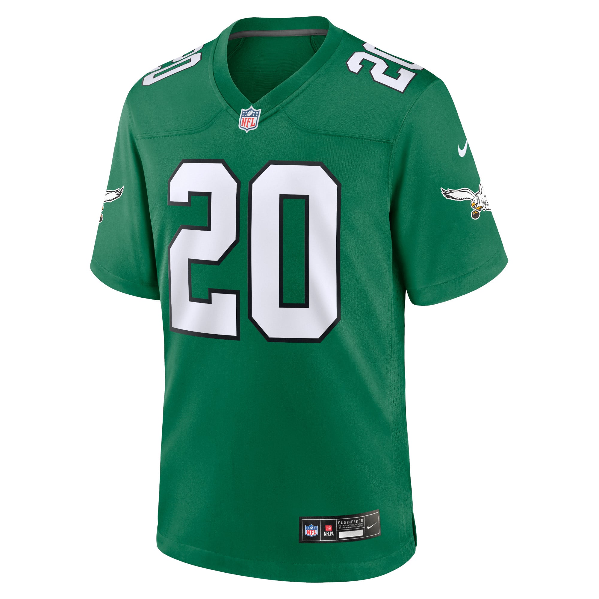 Brian Dawkins Retired Philadelphia Eagles Game Jersey Kelly Green NFL Football Fan Wear