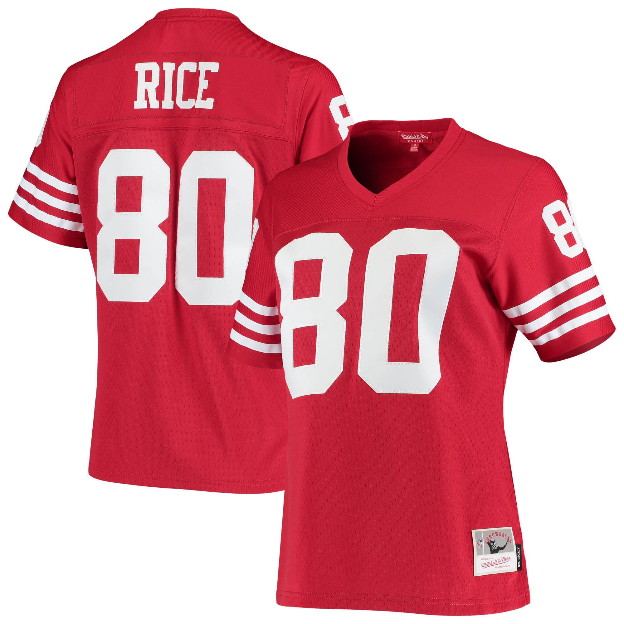 Jerry Rice San Francisco 49ers Replica Jersey Scarlet NFL Football Fan Wear Jerry Rice
