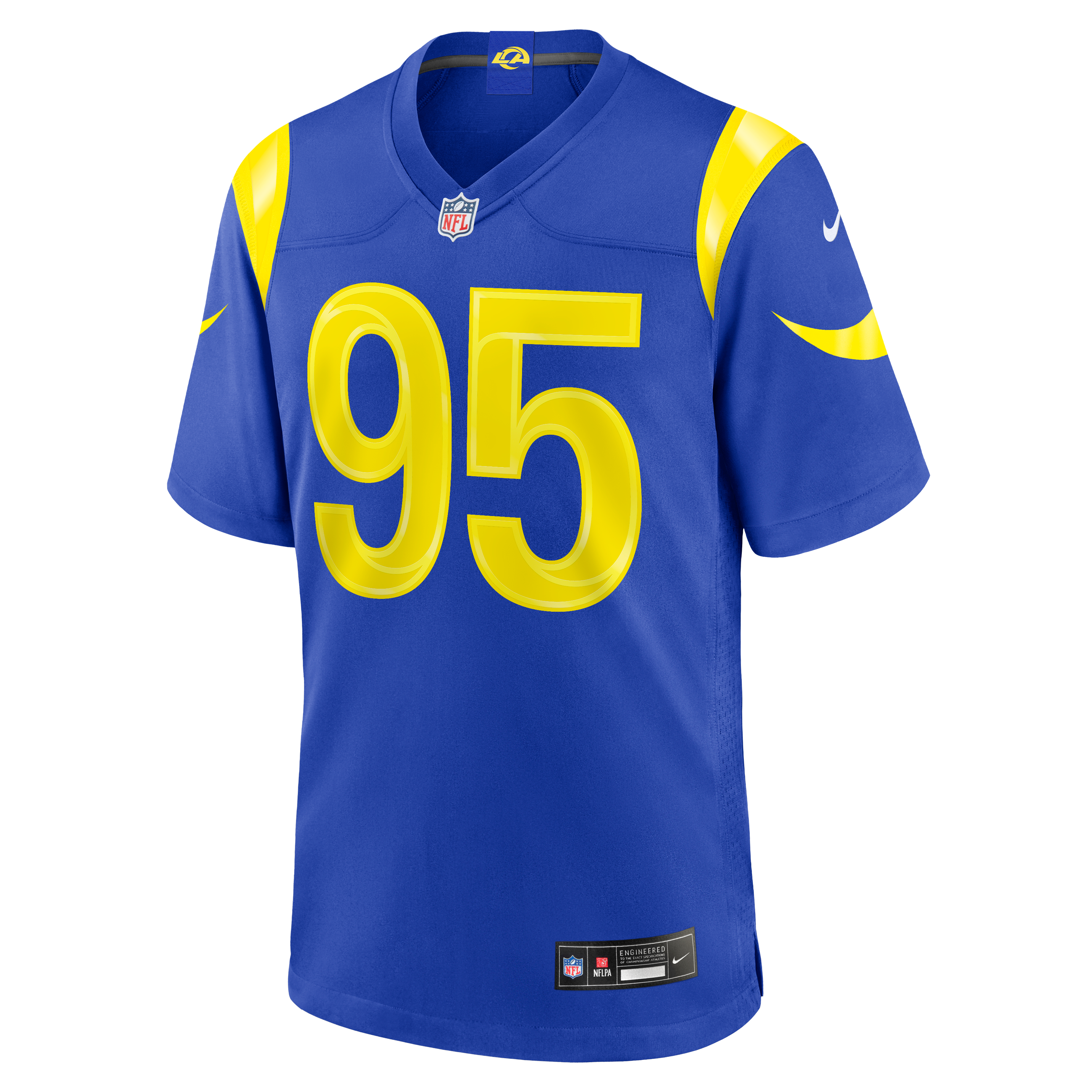 Myles Garrett Los Angeles Rams Game Jersey Royal NFL Football Fan Wear