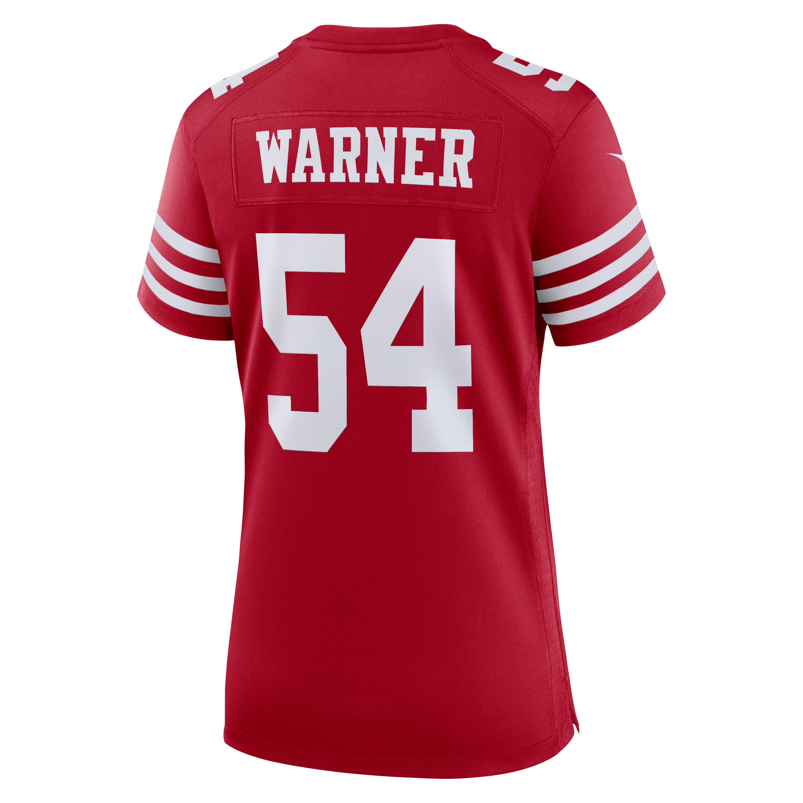 Fred Warner San Francisco 49ers Game Jersey Scarlet NFL Football Fan Wear Fred Warner