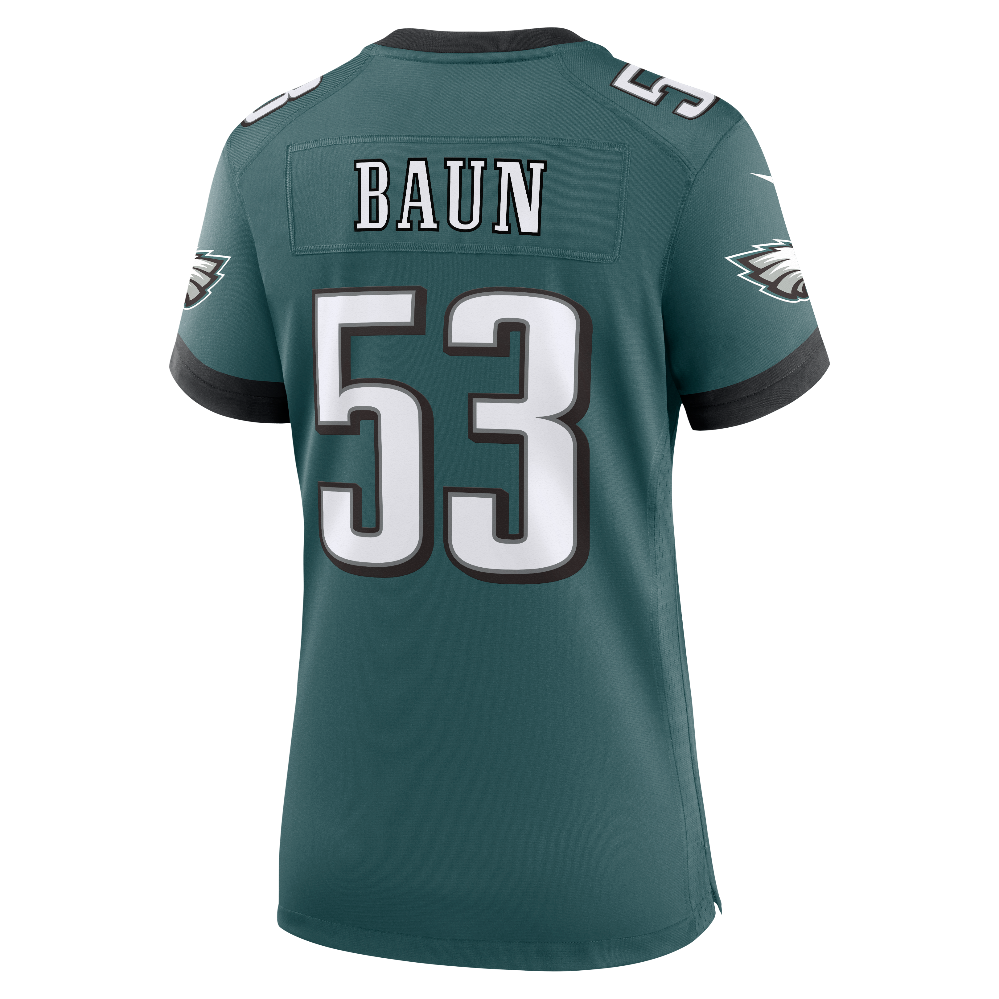 Zack Baun Philadelphia Eagles Game Jersey Midnight NFL Football Fan Wear