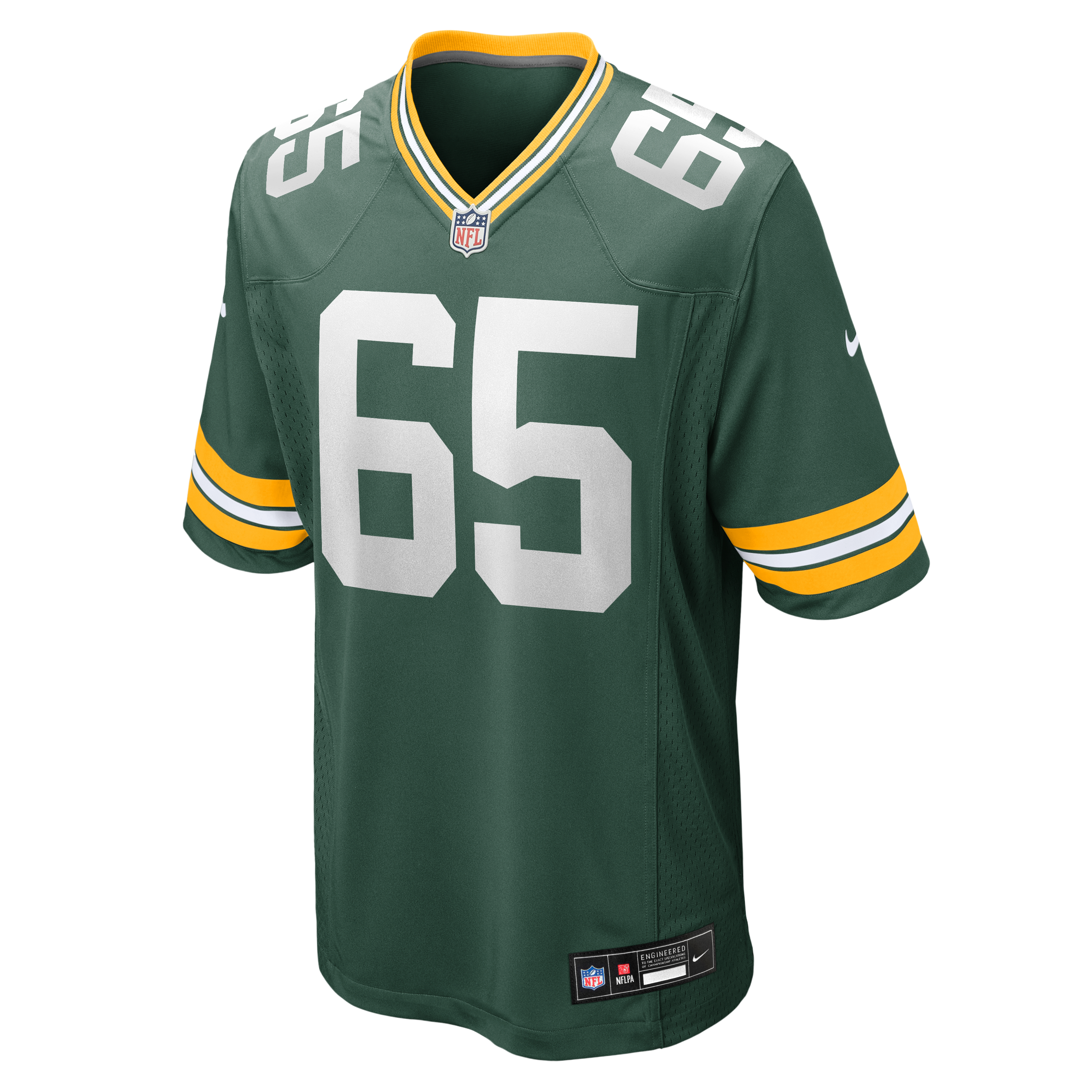 Aaron Banks Green Bay Packers Game Jersey Green NFL Football Fan Wear