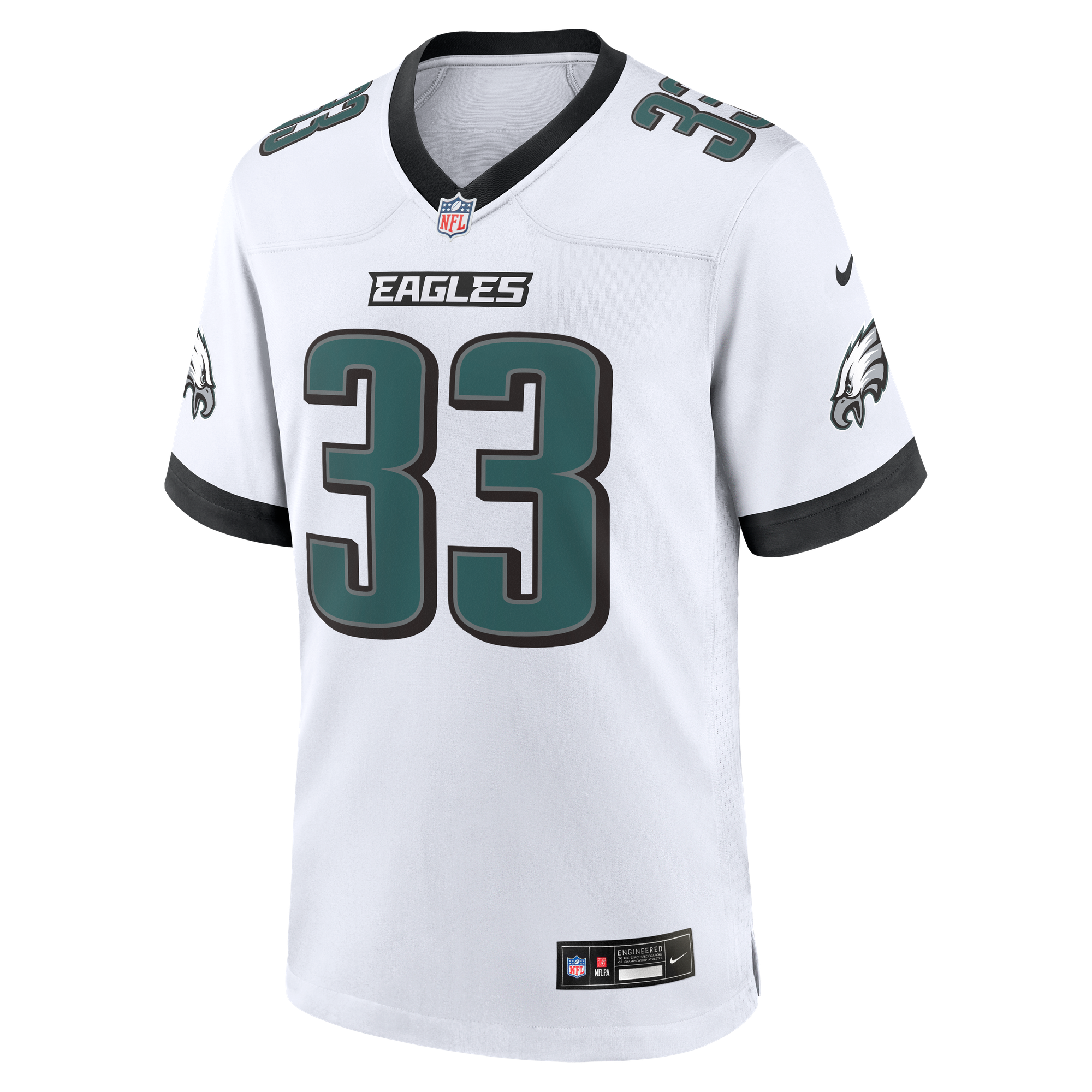 Cooper DeJean Philadelphia Eagles Game Jersey White NFL Football Fan Wear