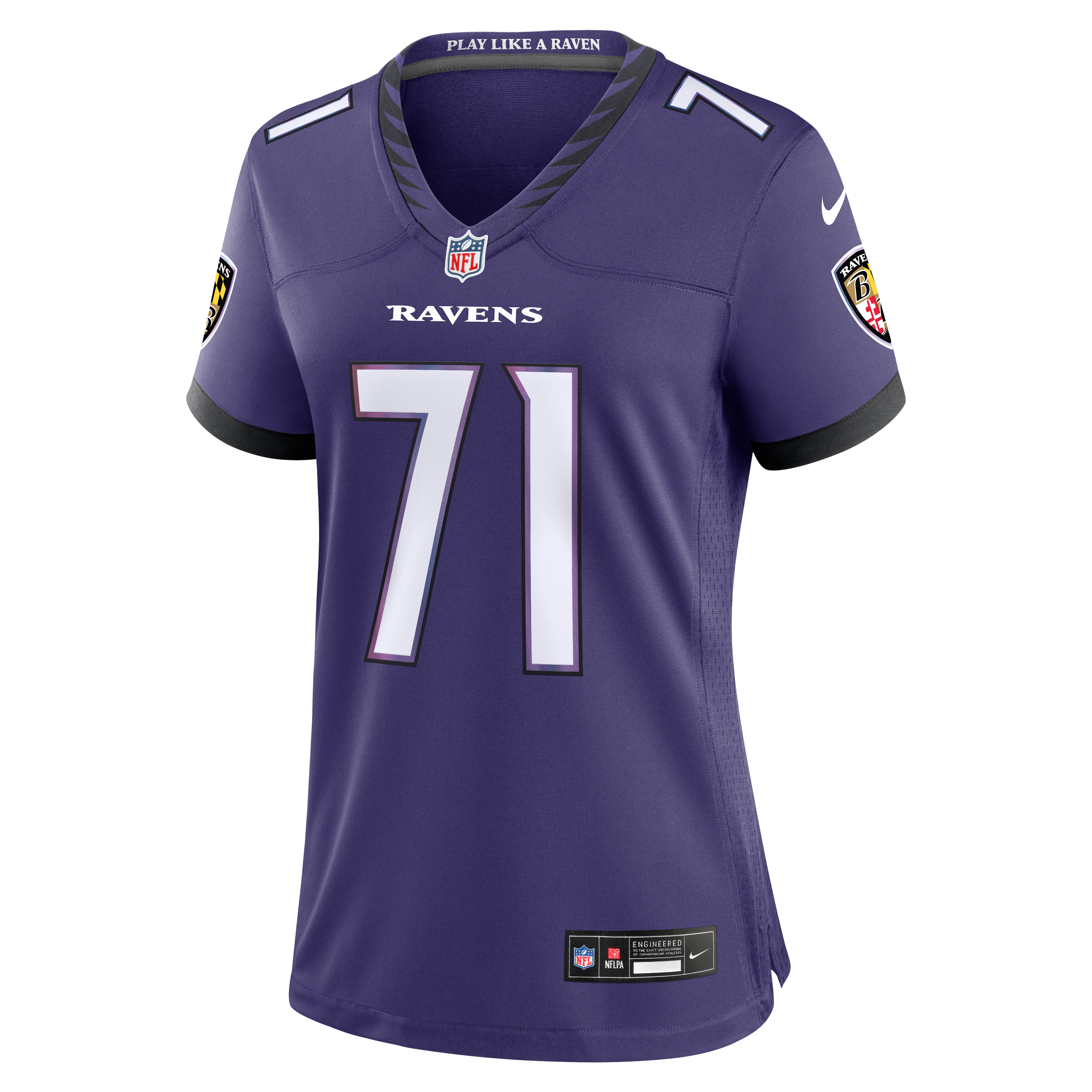 Olaivavega Ioane Baltimore Ravens Game Jersey Purple NFL Football Fan Wear Olaivavega Ioane