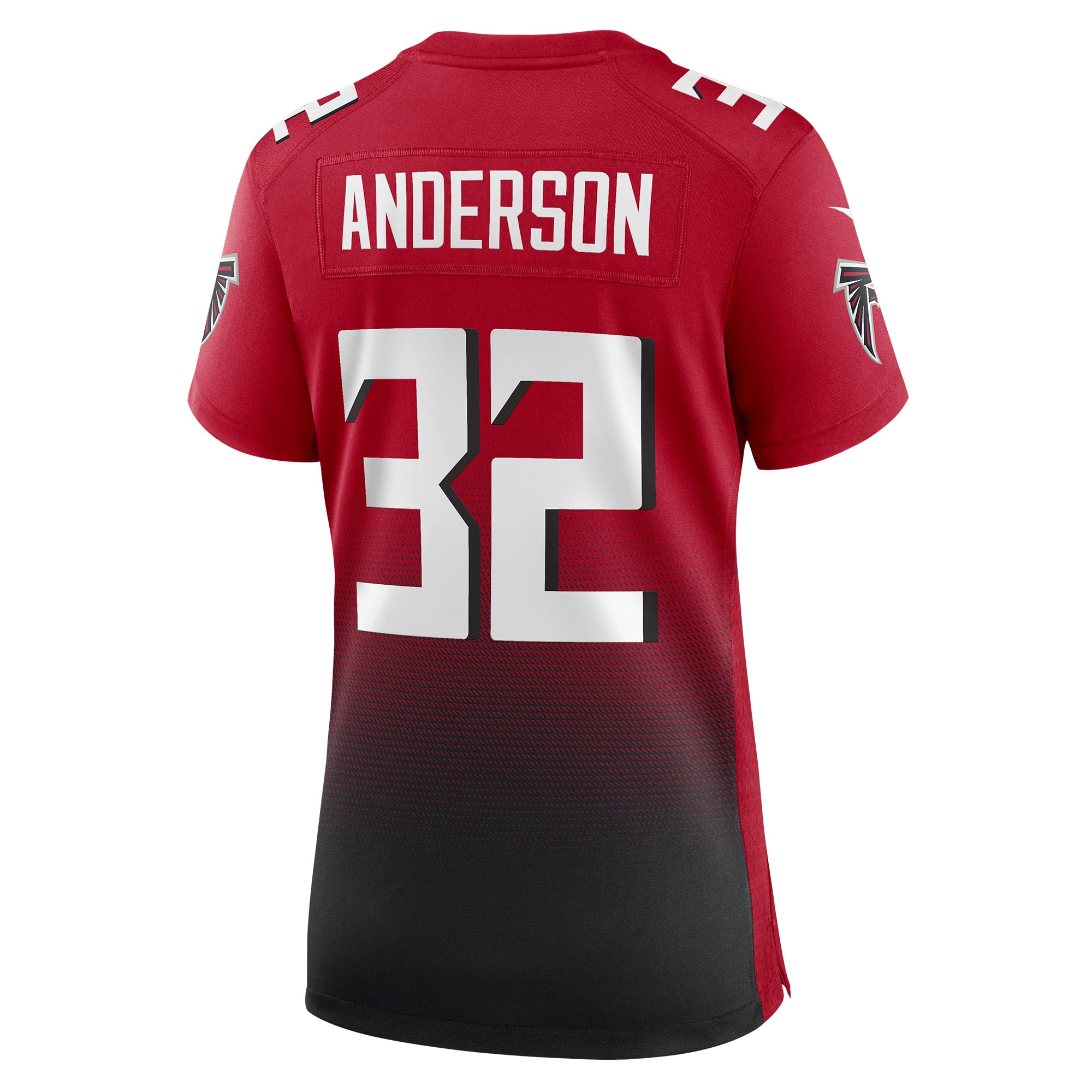 Jamal Anderson Retired Atlanta Falcons Game Jersey Red NFL Football Fan Wear