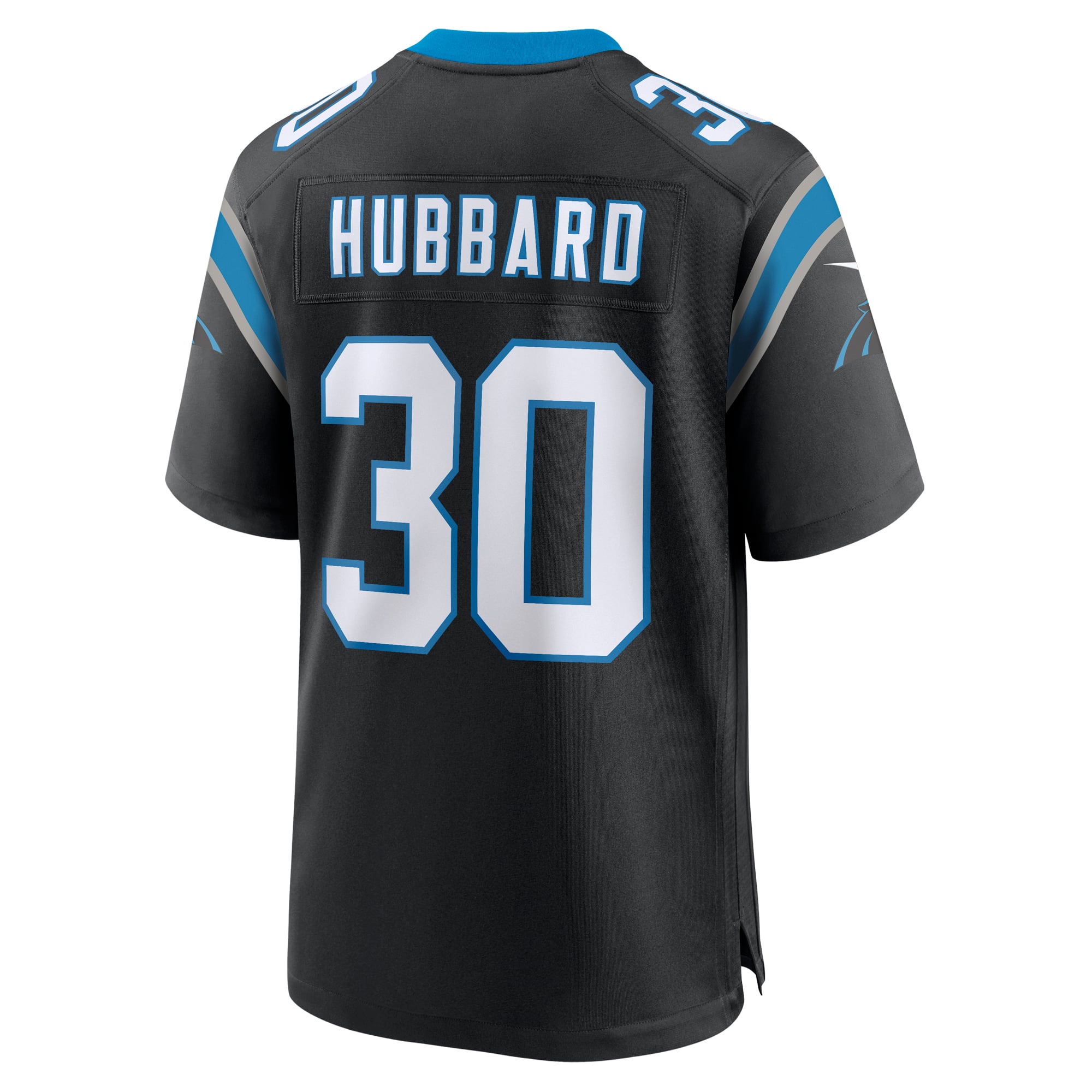 Chuba Hubbard Carolina Panthers Game Jersey Black NFL Football Fan Wear Chuba Hubbard