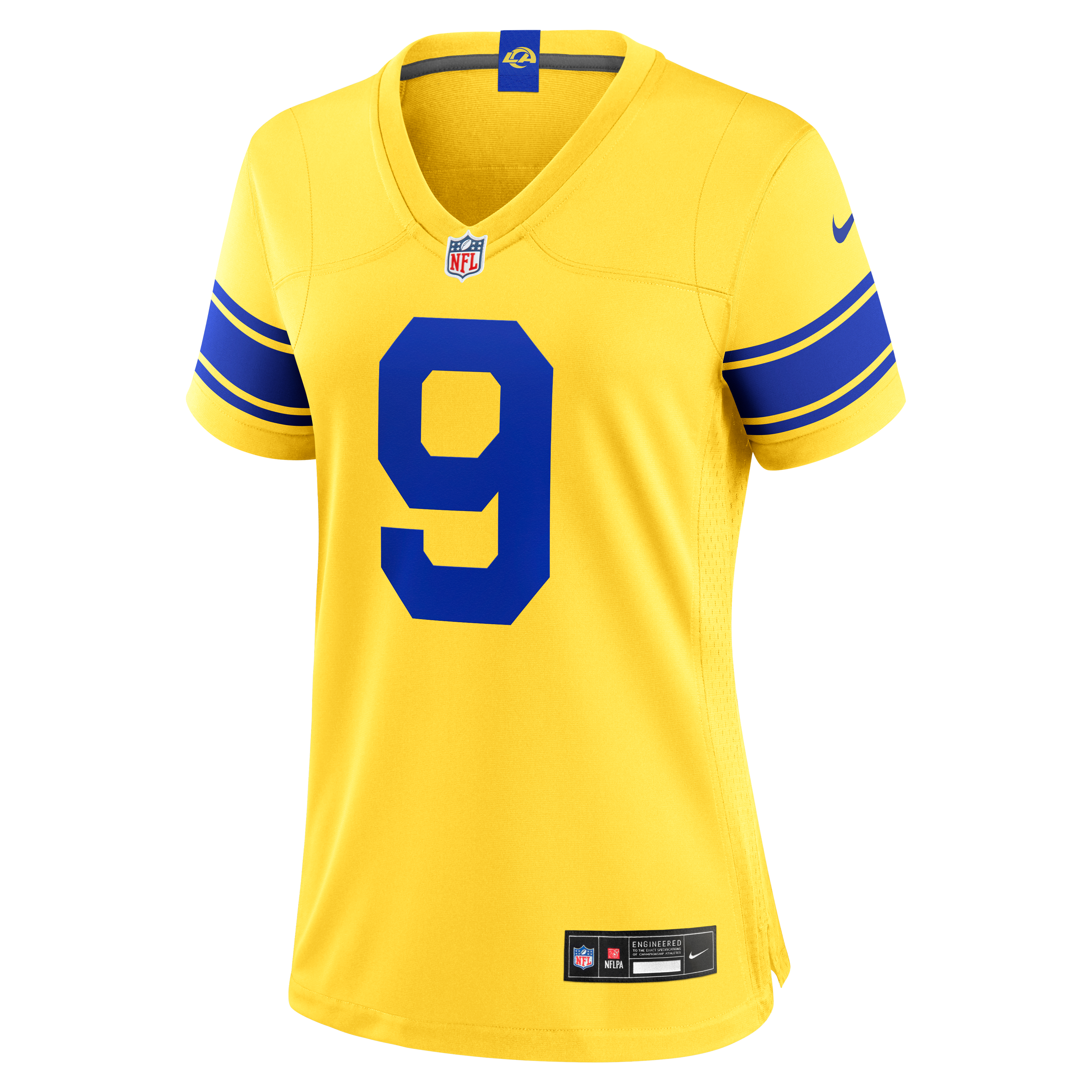 Matthew Stafford Sol Los Angeles Rams Game Jersey NFL Football Fan Wear