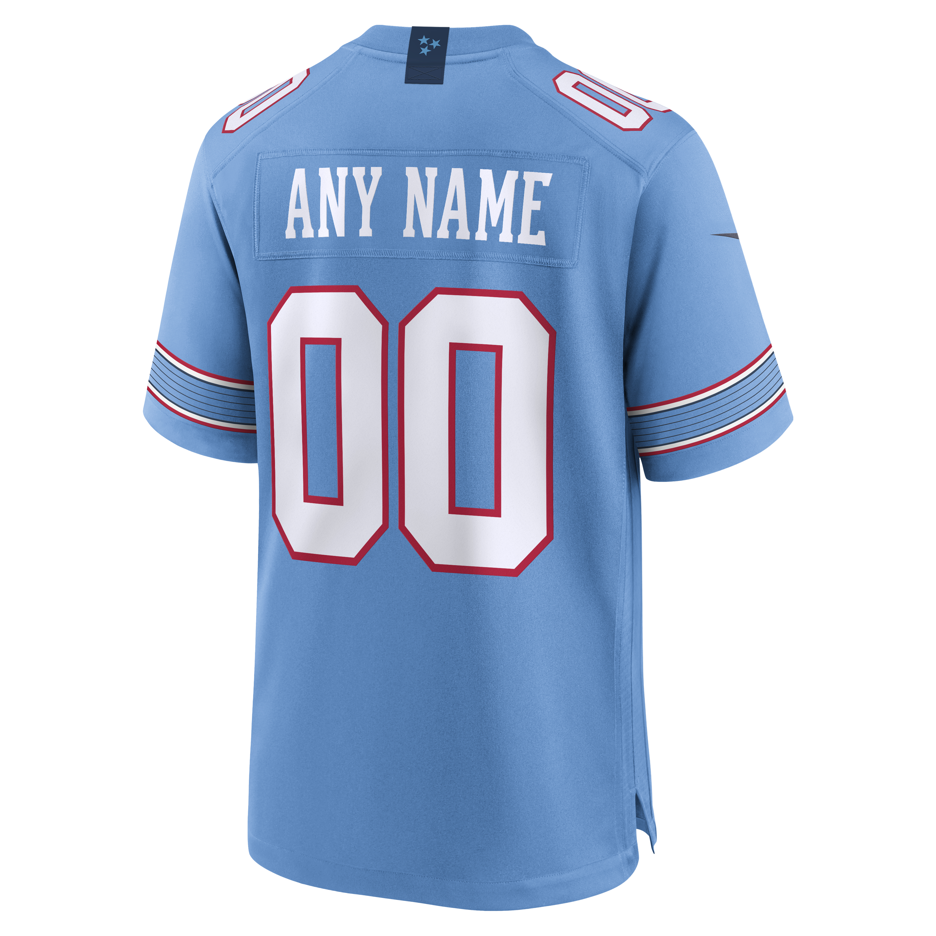 Tennessee Titans Custom Jersey Blue NFL Football Fan Wear Custom Number