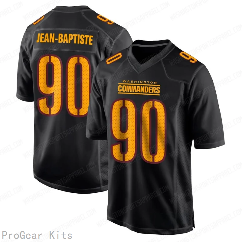 Javontae Jean Baptiste Washington Commanders Alternate Jersey No.90 Black NFL Football Fan Wear