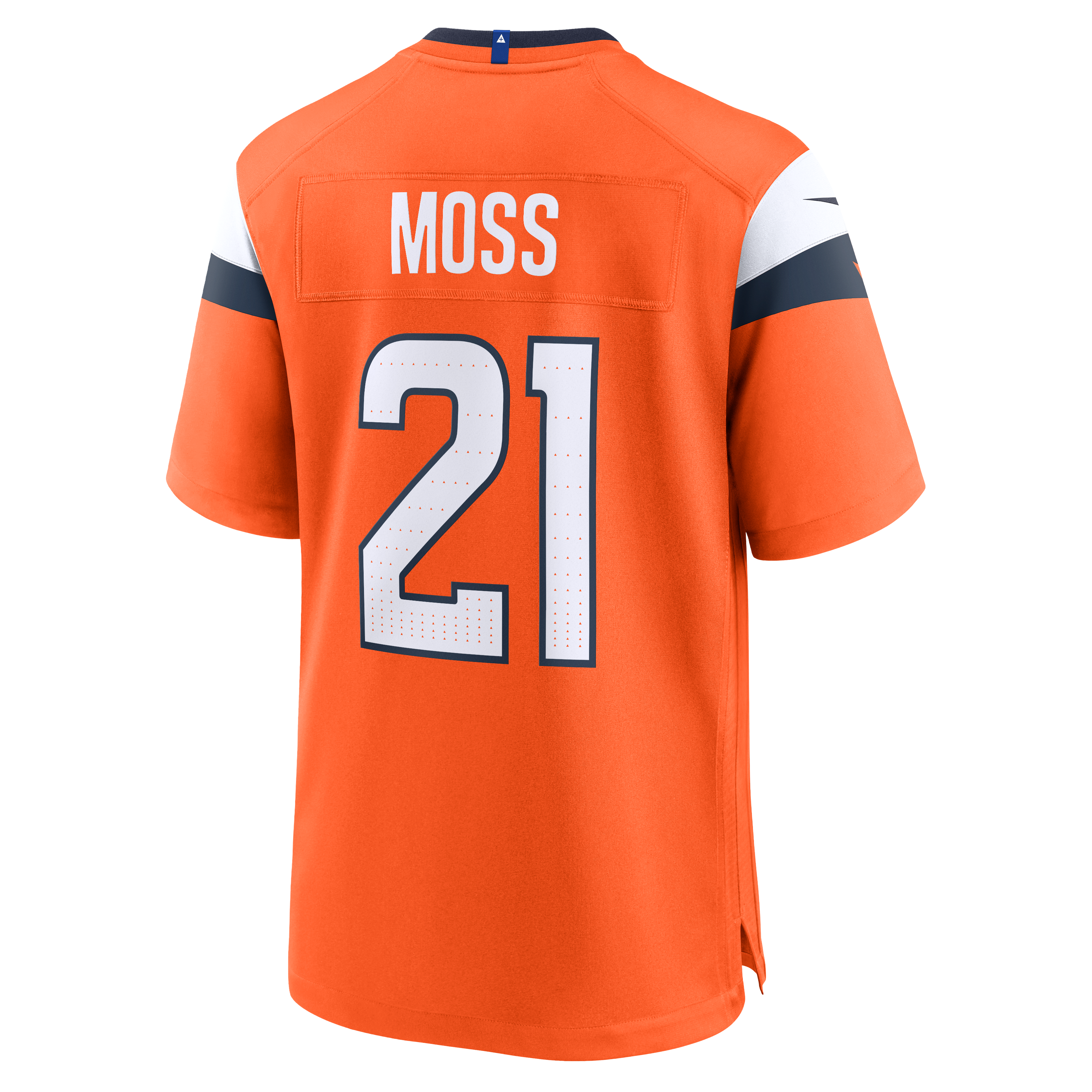 Riley Moss Denver Broncos Game Jersey Orange NFL Football Fan Wear