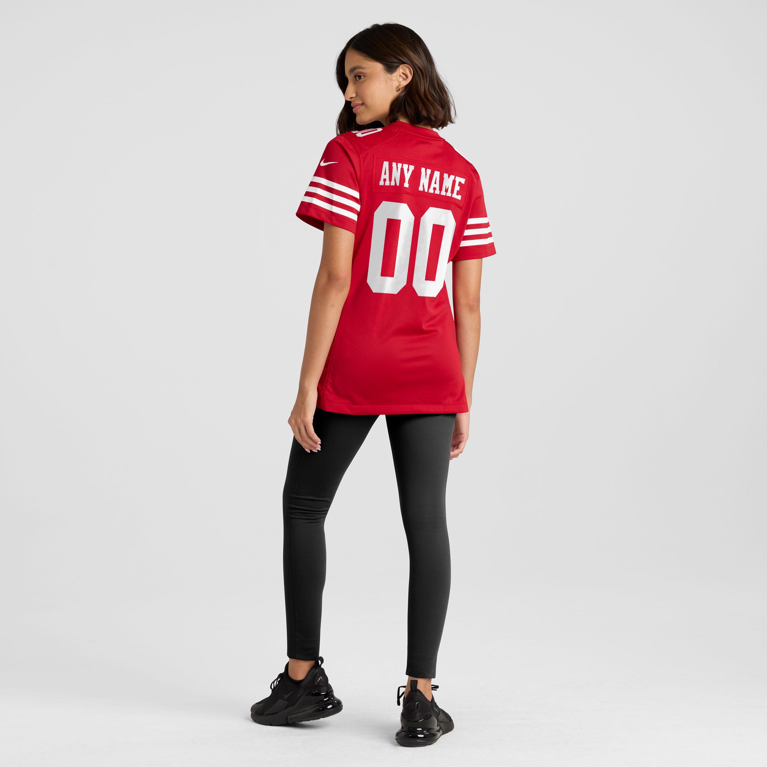San Francisco 49ers Player Jersey White NFL Football Fan Wear Custom Number