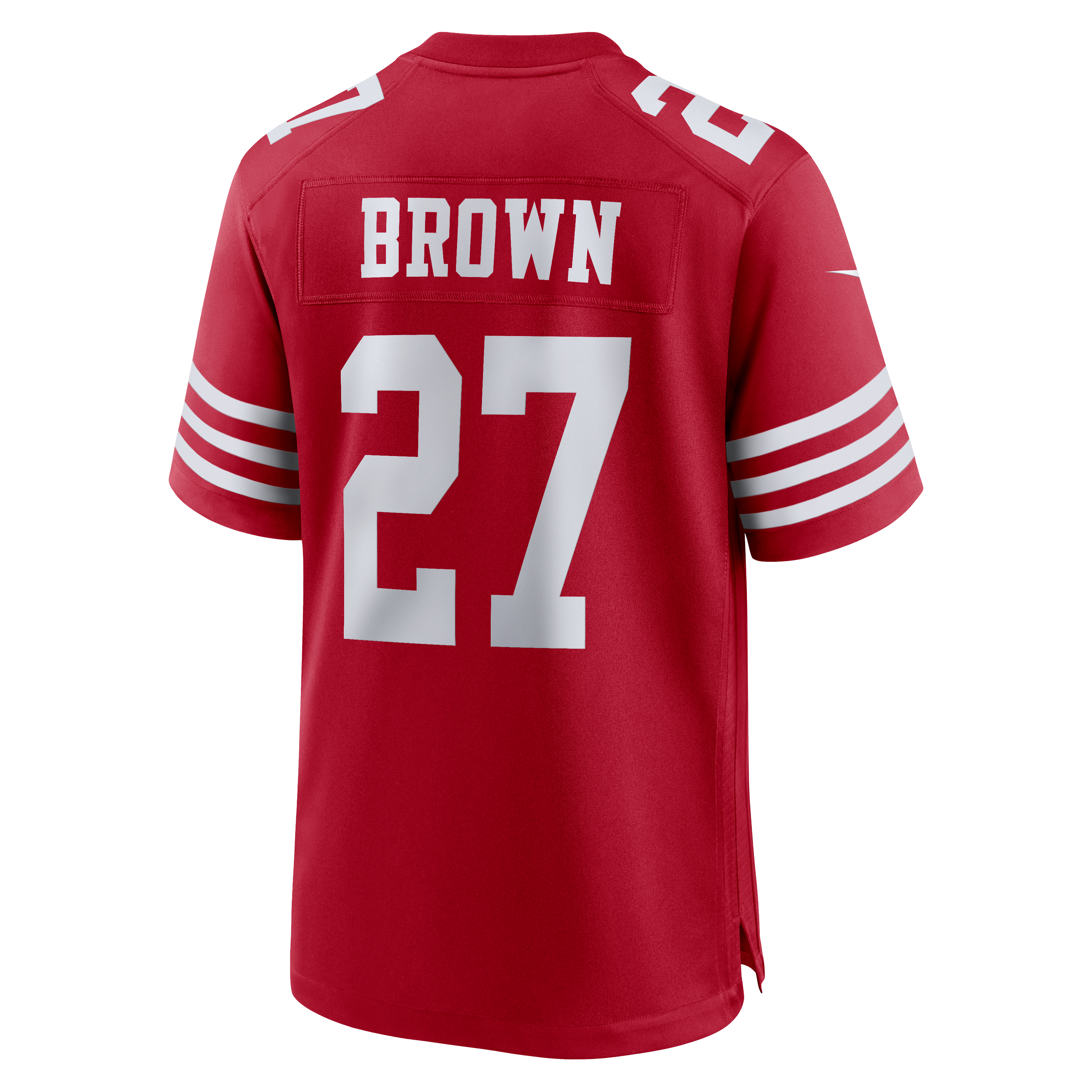 Ji'Ayir Brown San Francisco 49ers Game Jersey Brown NFL Football Fan Wear Ji'Ayir Brown