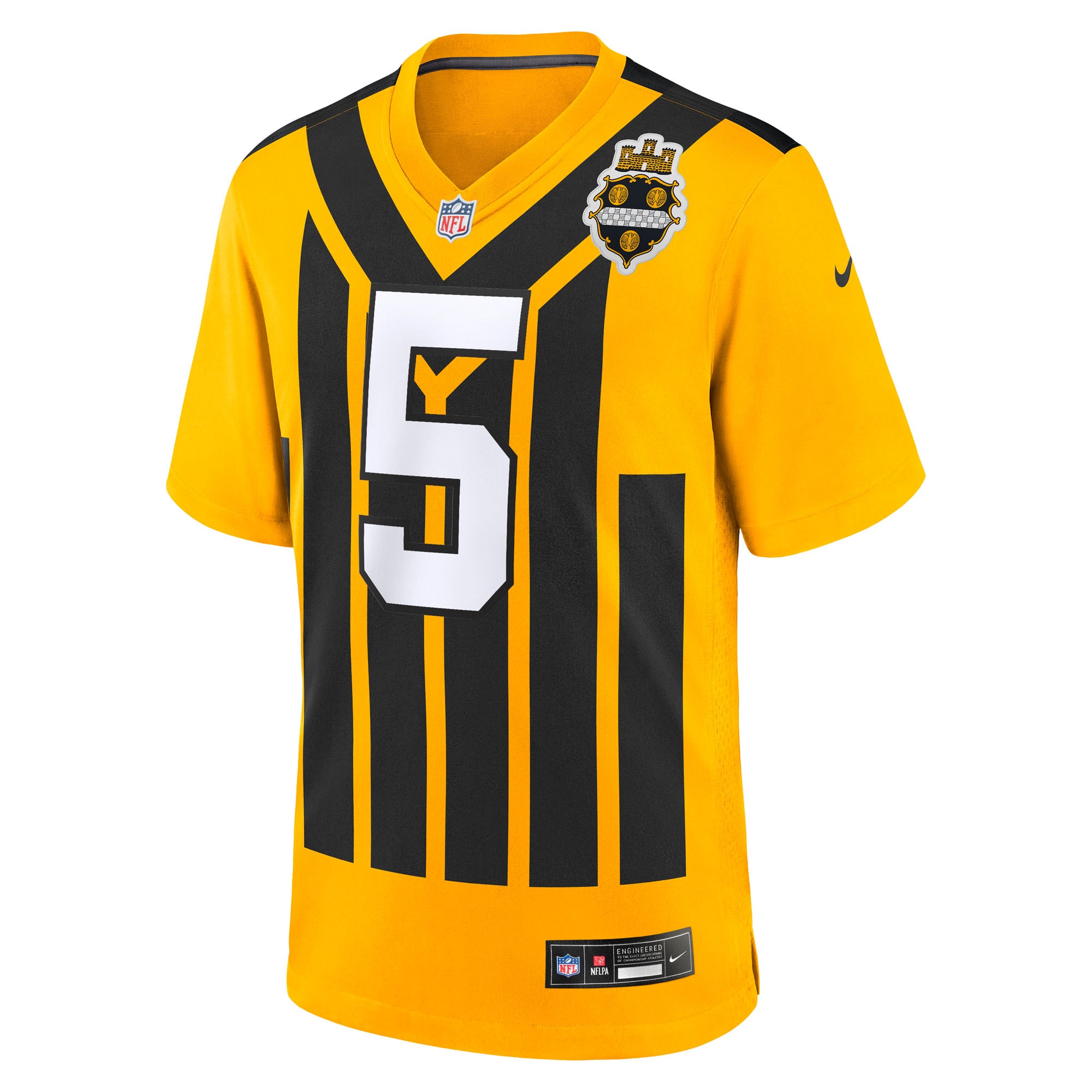 Jalen Ramsey Pittsburgh Steelers Game Jersey Gold NFL Football Fan Wear