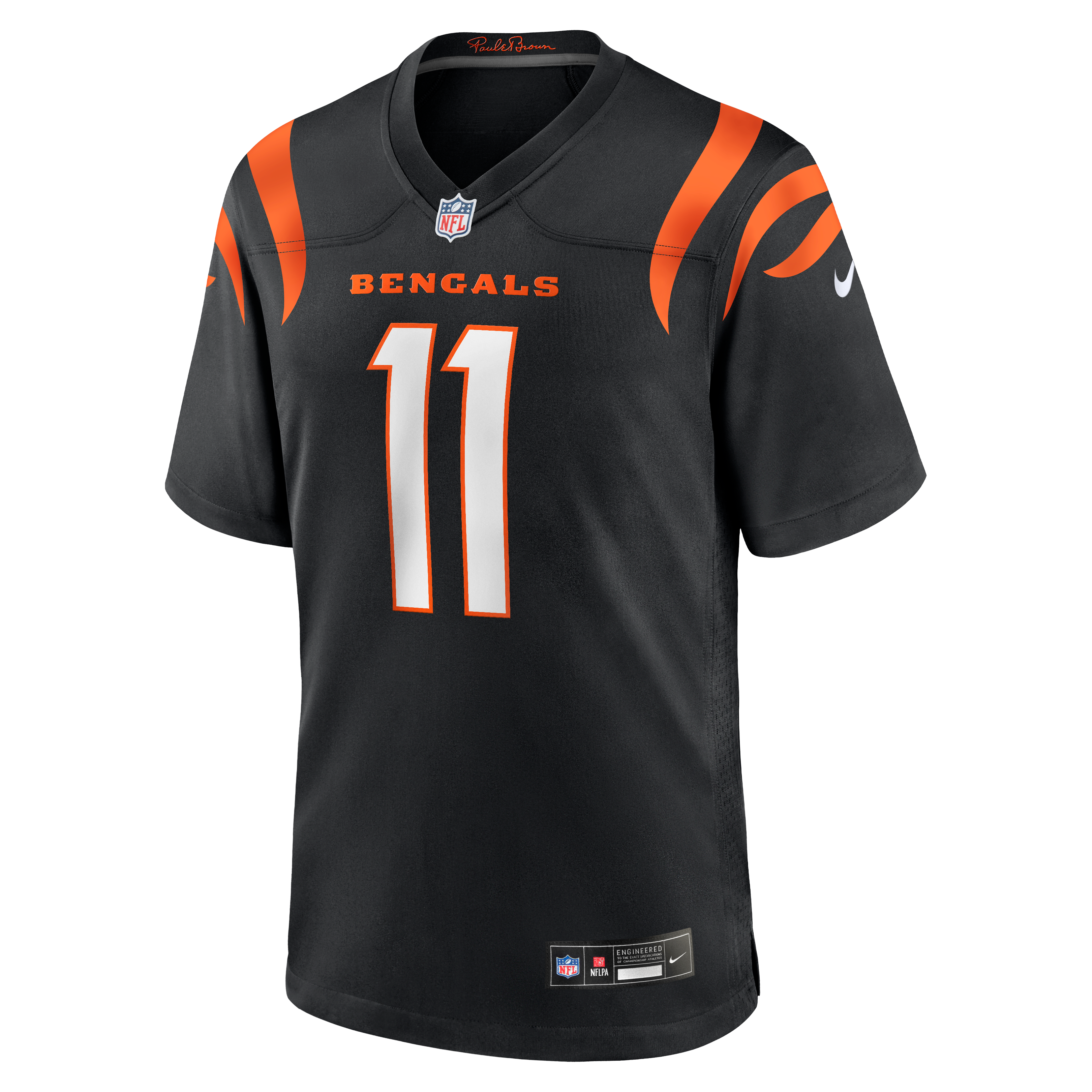 Josh Johnson Cincinnati Bengals Game Jersey Black NFL Football Fan Wear Josh Johnson