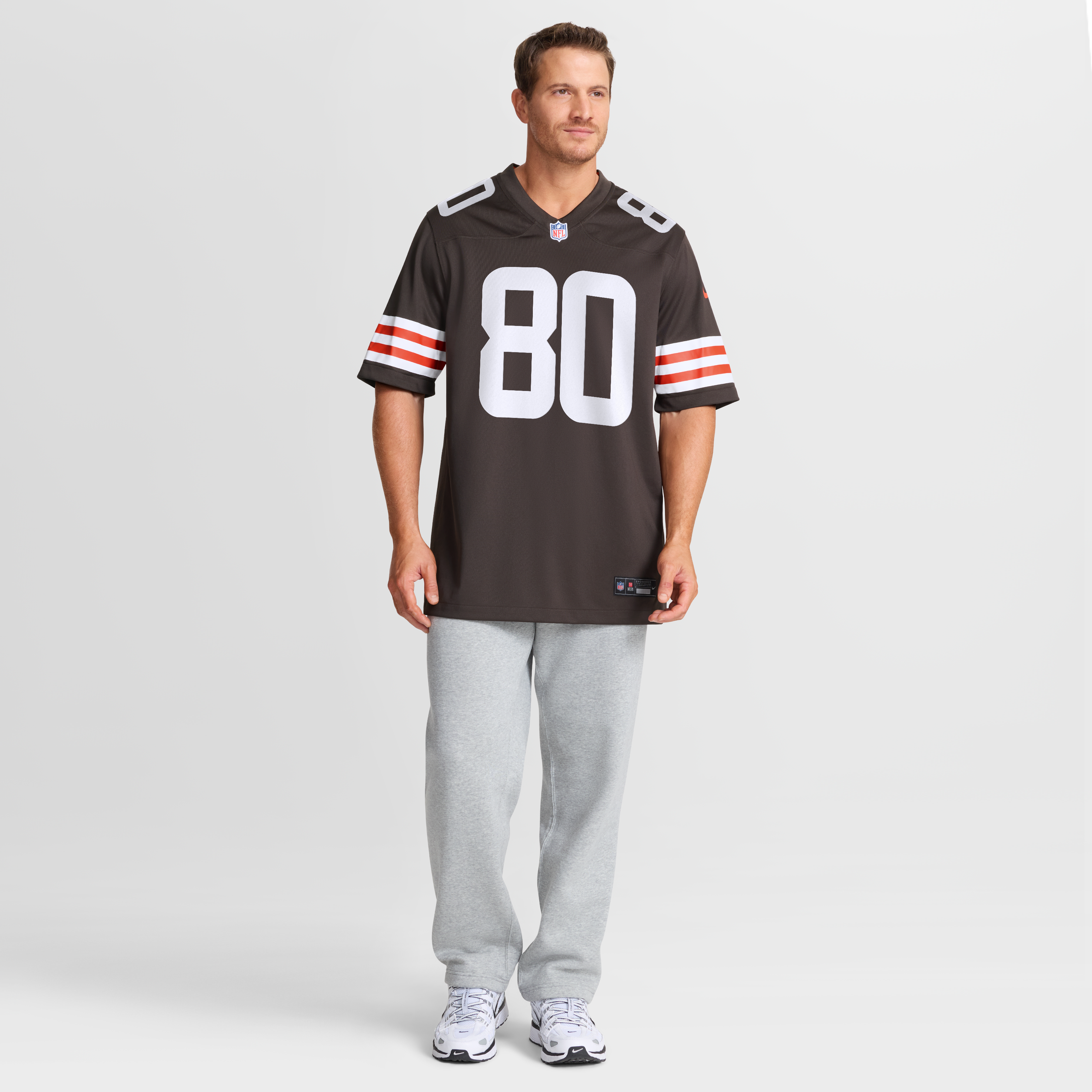Jamari Thrash Cleveland Browns Game Jersey Brown NFL Football Fan Wear Jamari Thrash