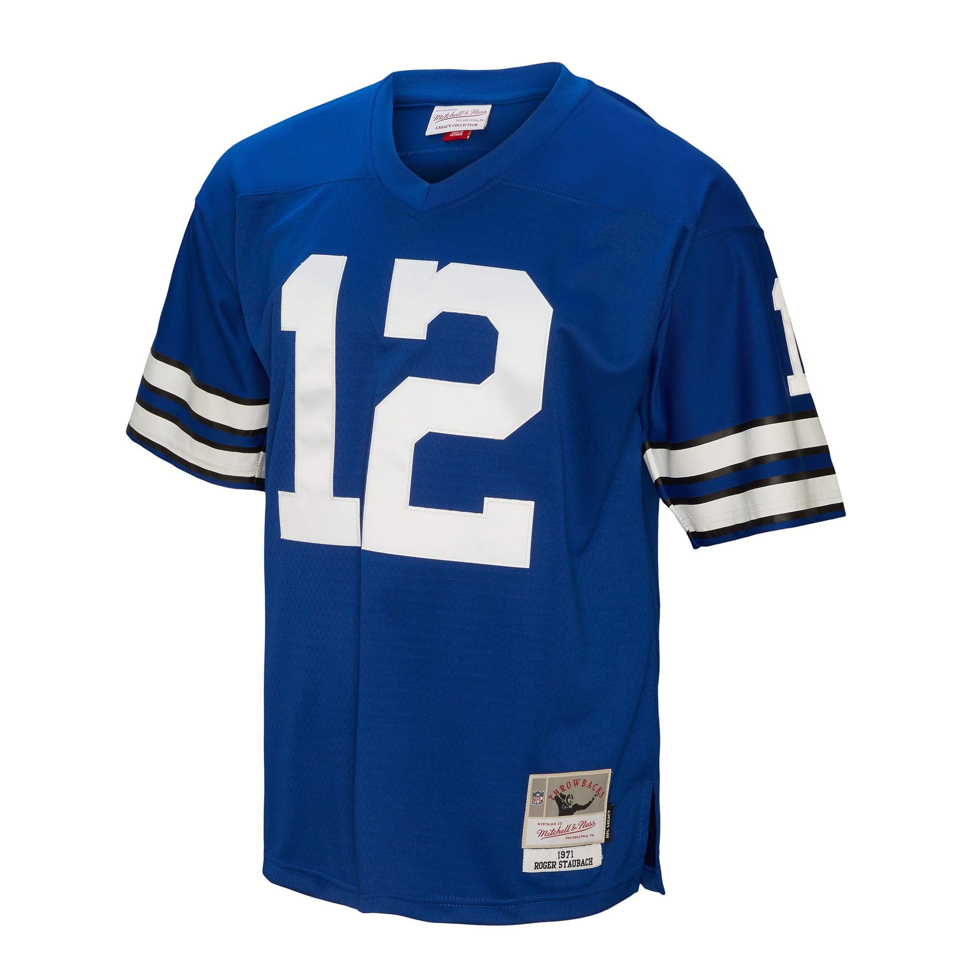 Roger Staubach Dallas Cowboys Replica Jersey Royal NFL Football Fan Wear Roger Staubach