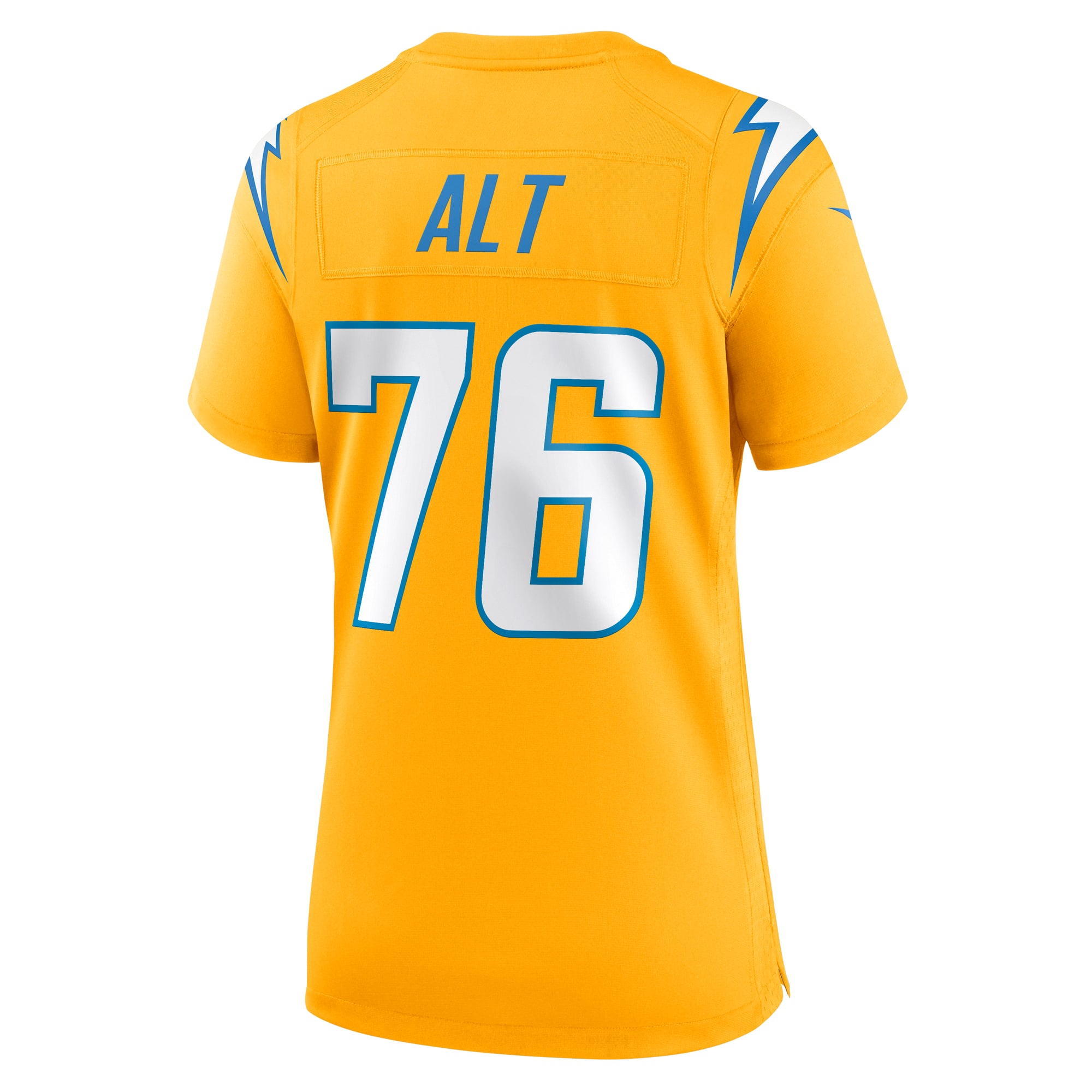 Joe Alt Charger Los Angeles Chargers Player Jersey Gold NFL Football Fan Wear