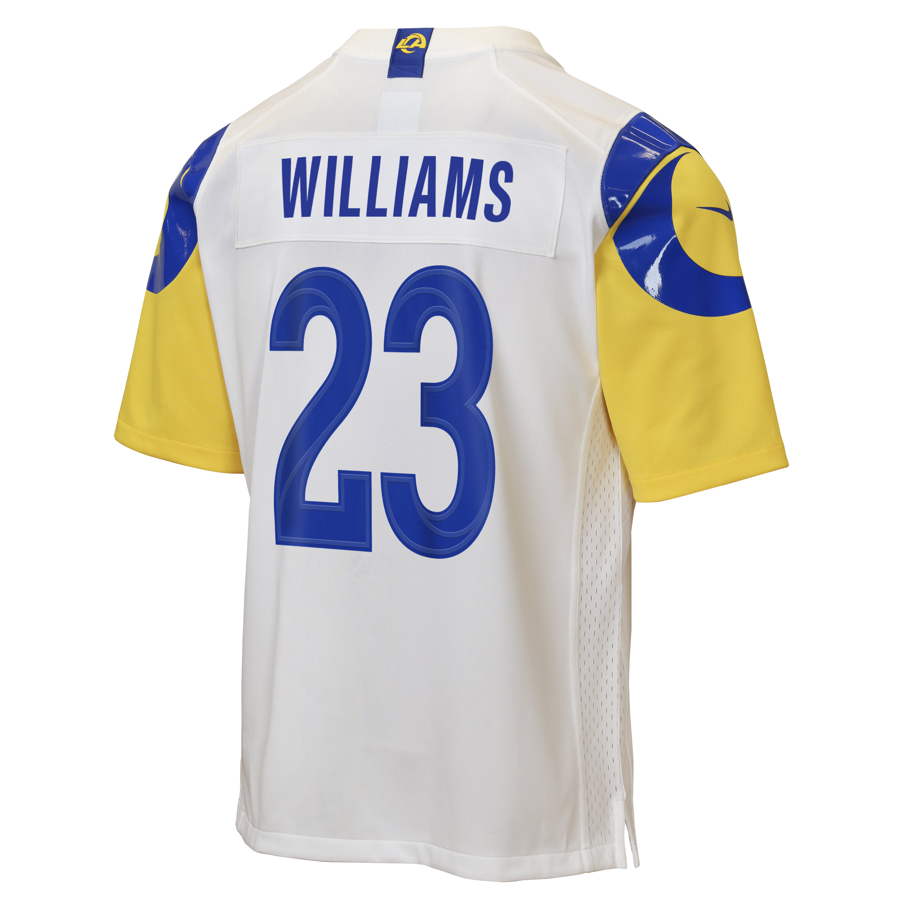 Kyren Williams Los Angeles Rams Game Jersey White NFL Football Fan Wear Kyren Williams