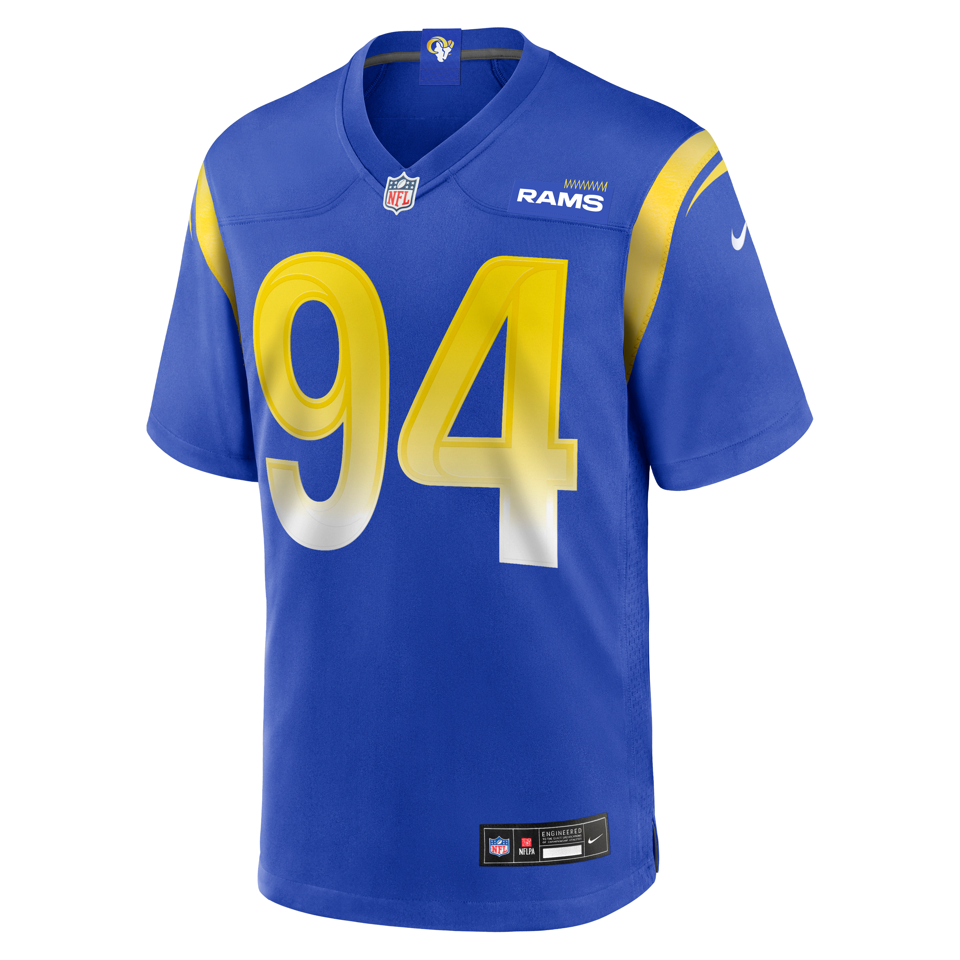 Desjuan Johnson Los Angeles Rams Game Jersey Royal NFL Football Fan Wear