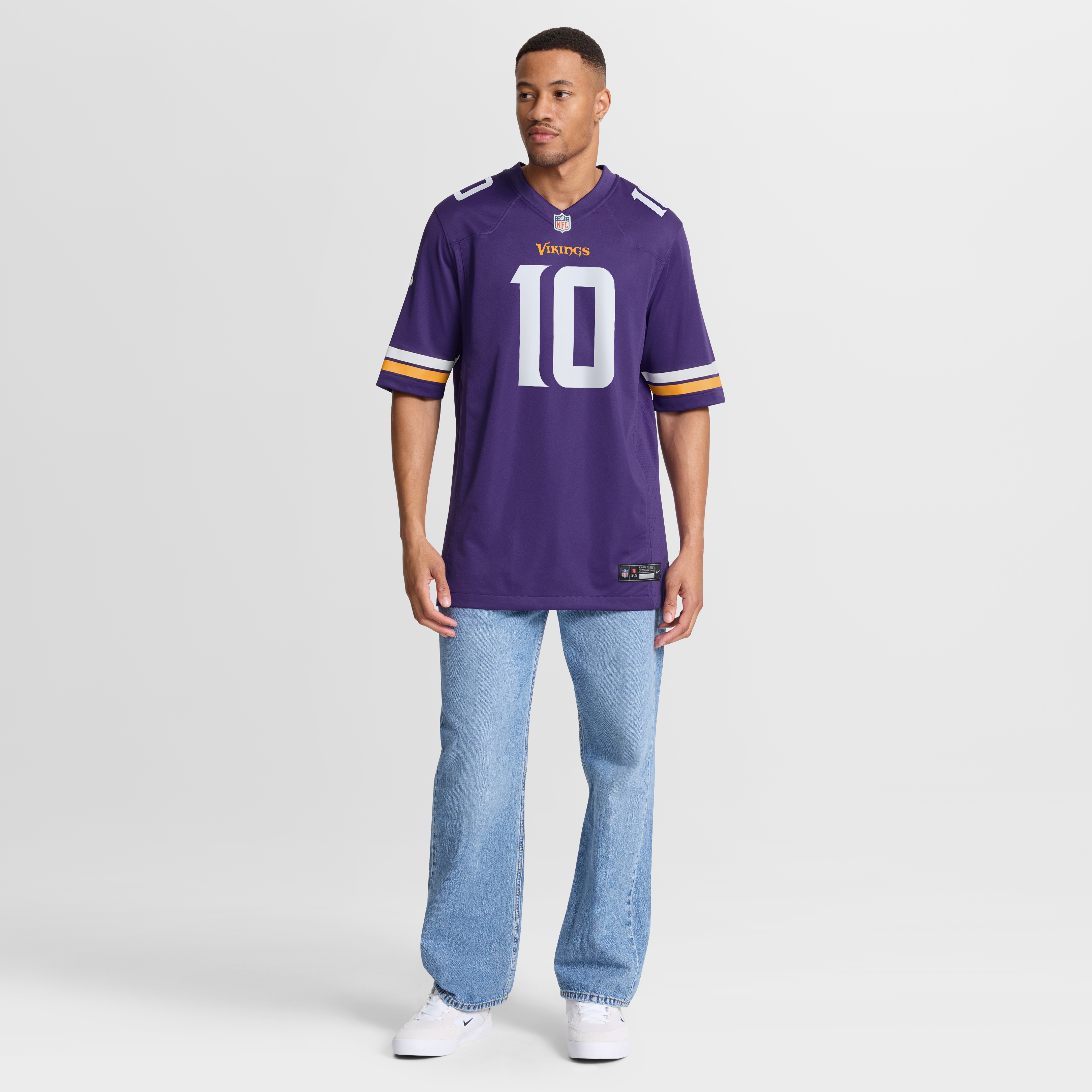 Retired Fran Tarkenton Minnesota Vikings Limited Jersey Olive NFL Football Fan Wear Retired Fran Tarkenton