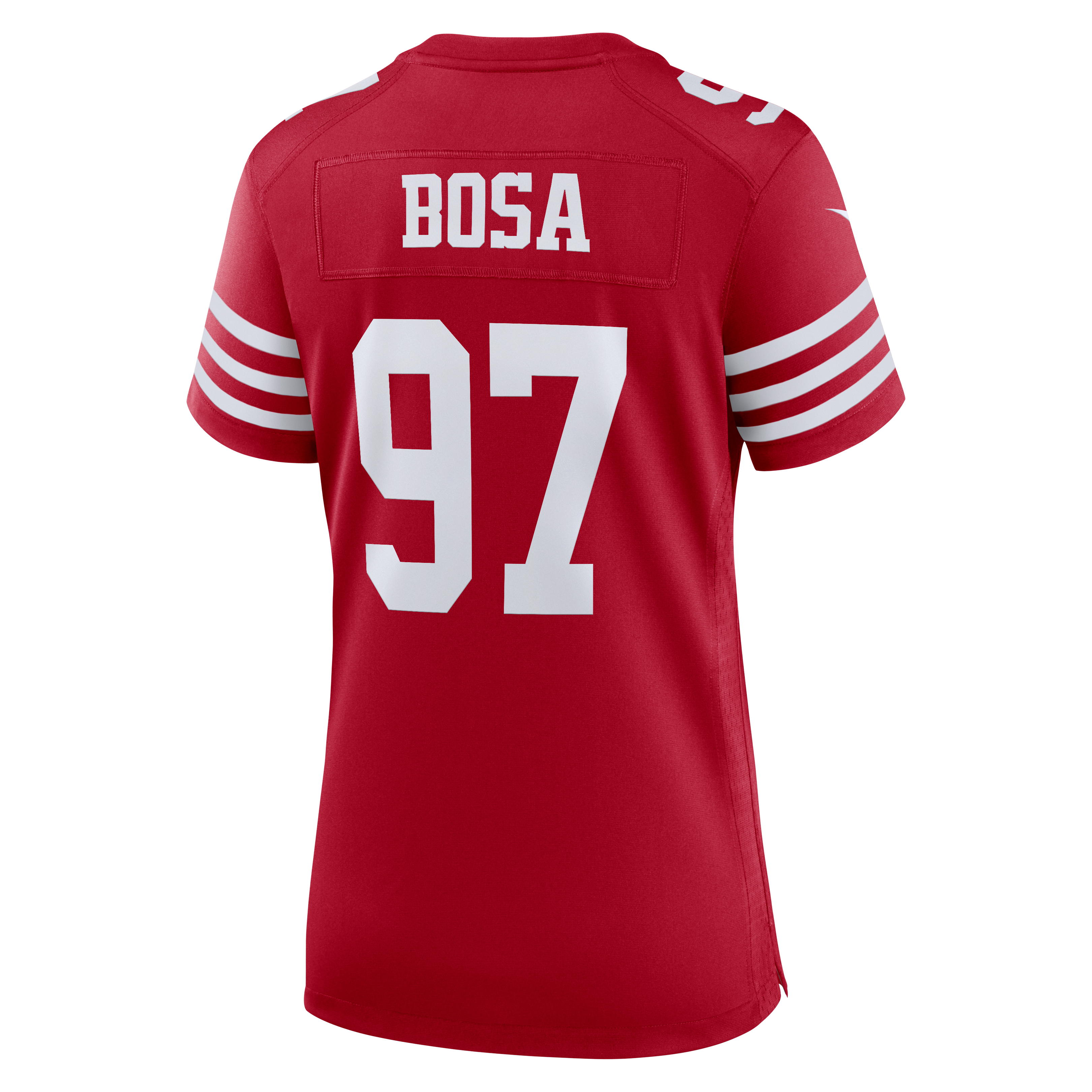 Nick Bosa San Francisco 49ers Player Jersey White NFL Football Fan Wear Nick Bosa