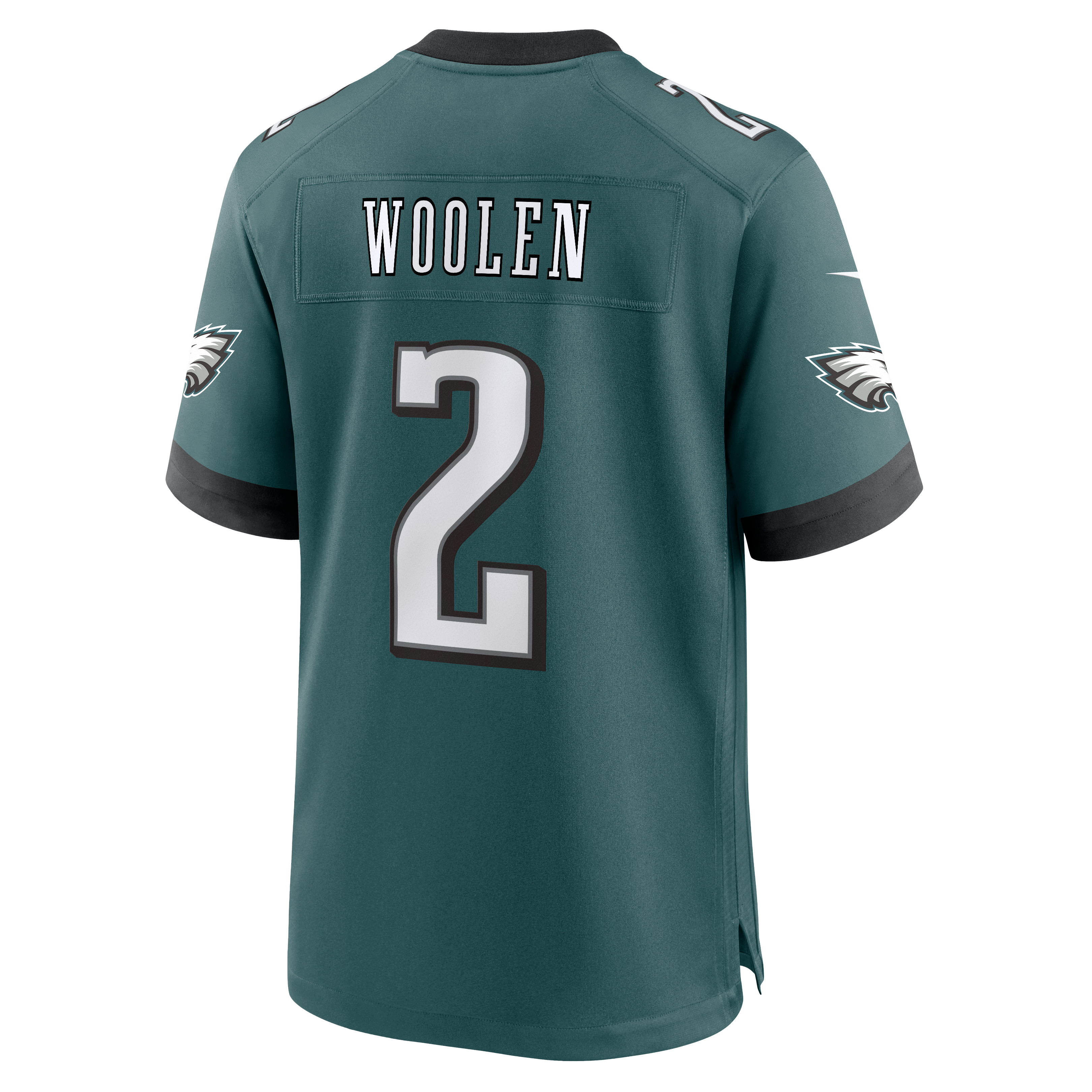 Tariq Woolen Philadelphia Eagles Game Jersey Midnight NFL Football Fan Wear Tariq Woolen