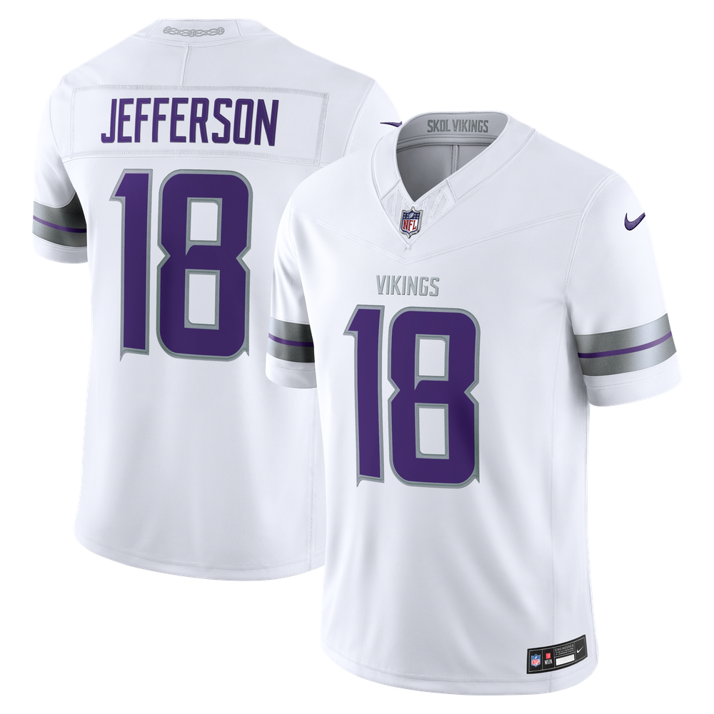 Justin Jefferson Minnesota Vikings Alternate Jersey White NFL Football Fan Wear