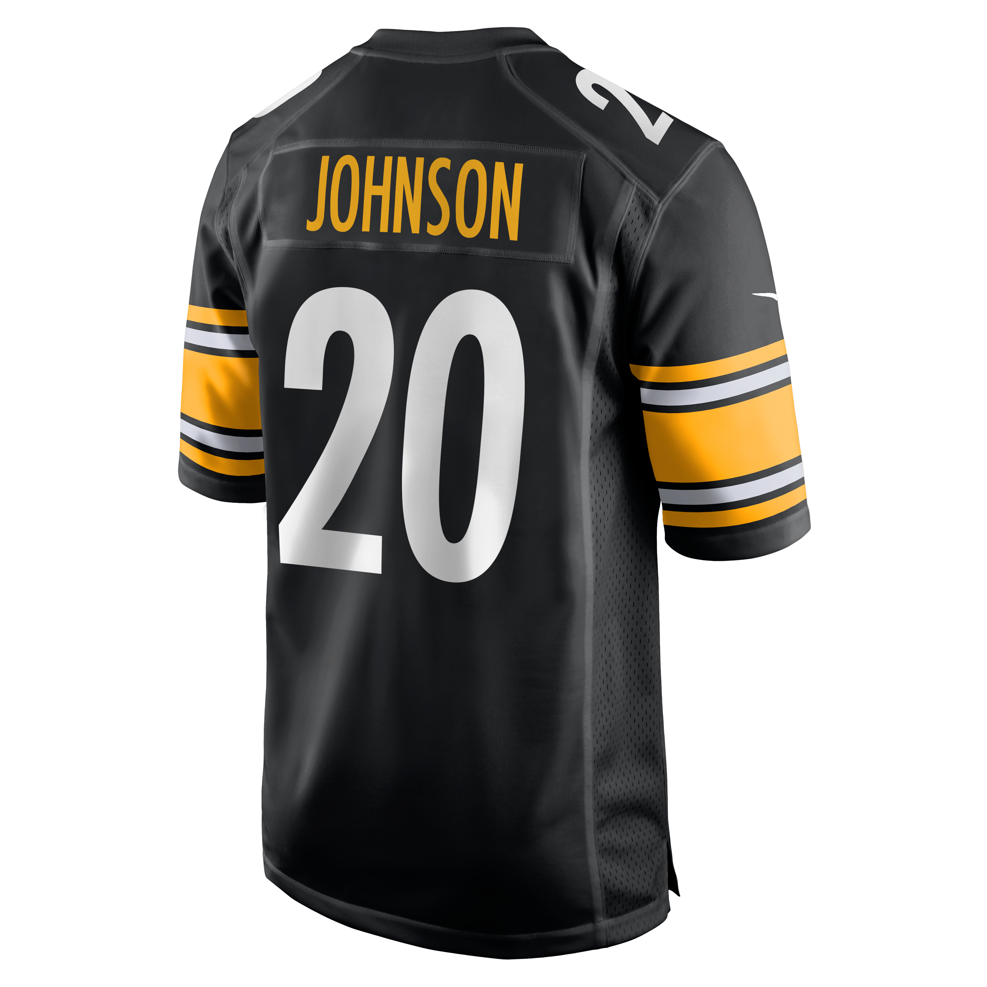 Kaleb Johnson Pittsburgh Steelers Game Jersey Black NFL Football Fan Wear Kaleb Johnson