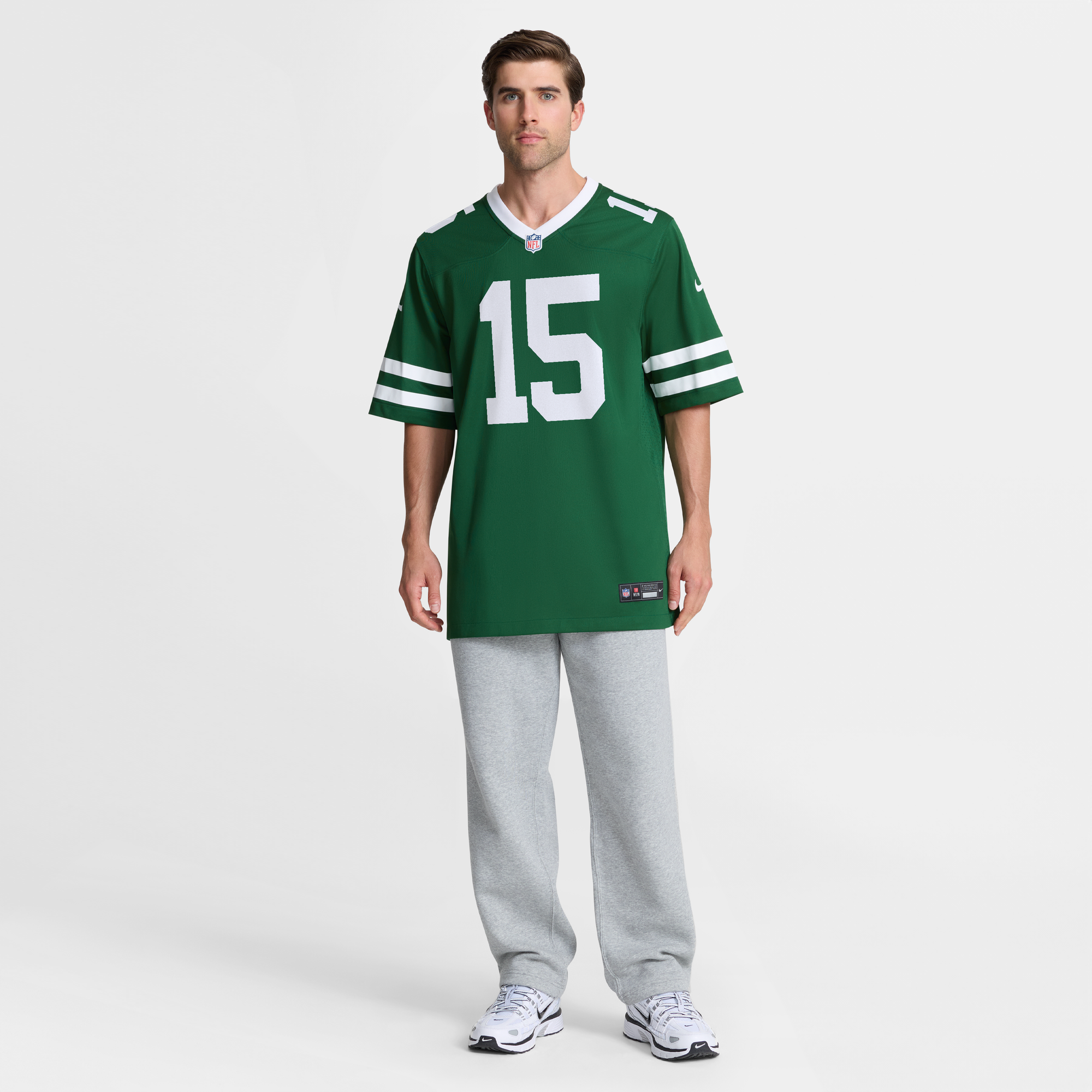 Adonai Mitchell New York Jets Game Jersey Green NFL Football Fan Wear Adonai Mitchell