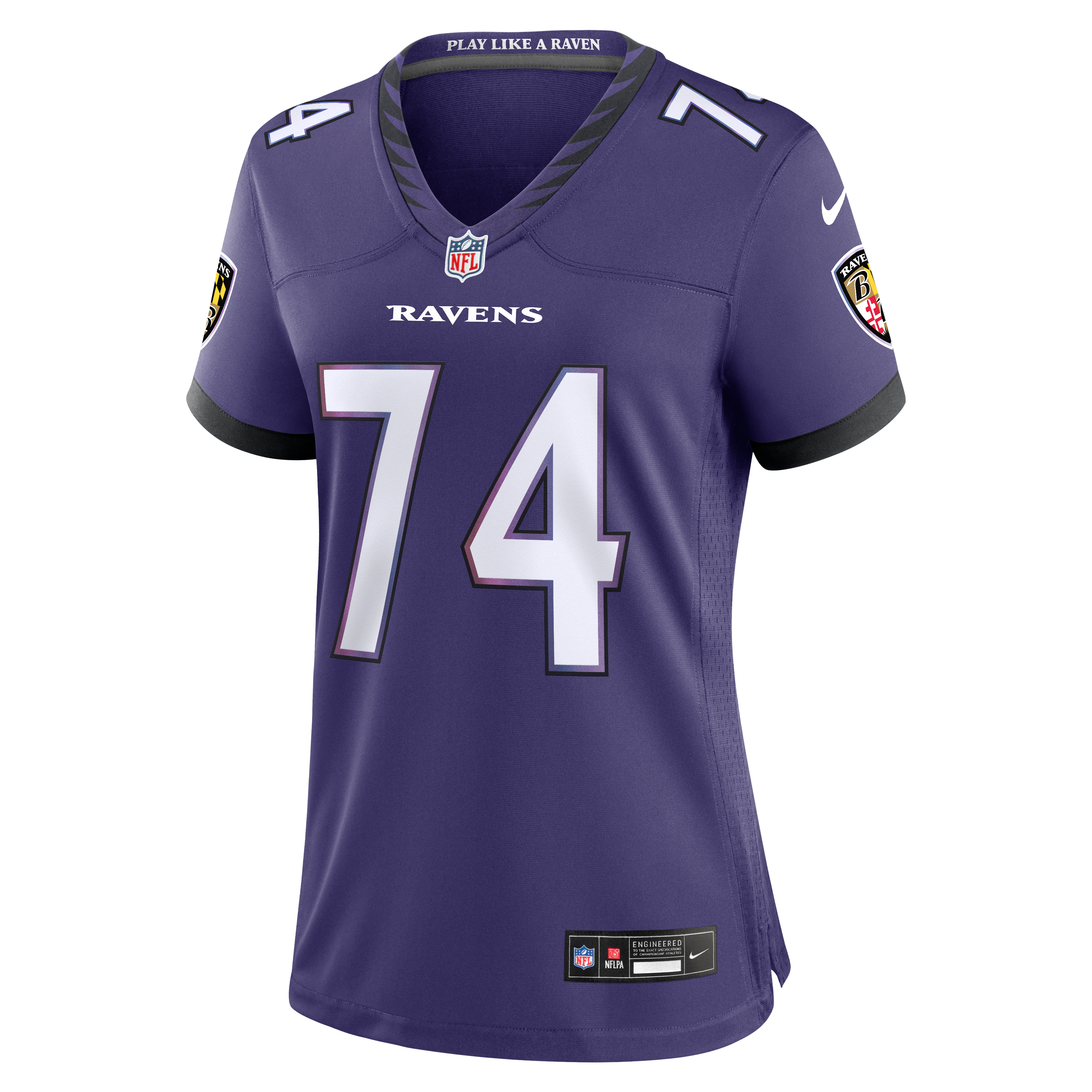 John Simpson Baltimore Ravens Game Jersey Purple NFL Football Fan Wear John Simpson
