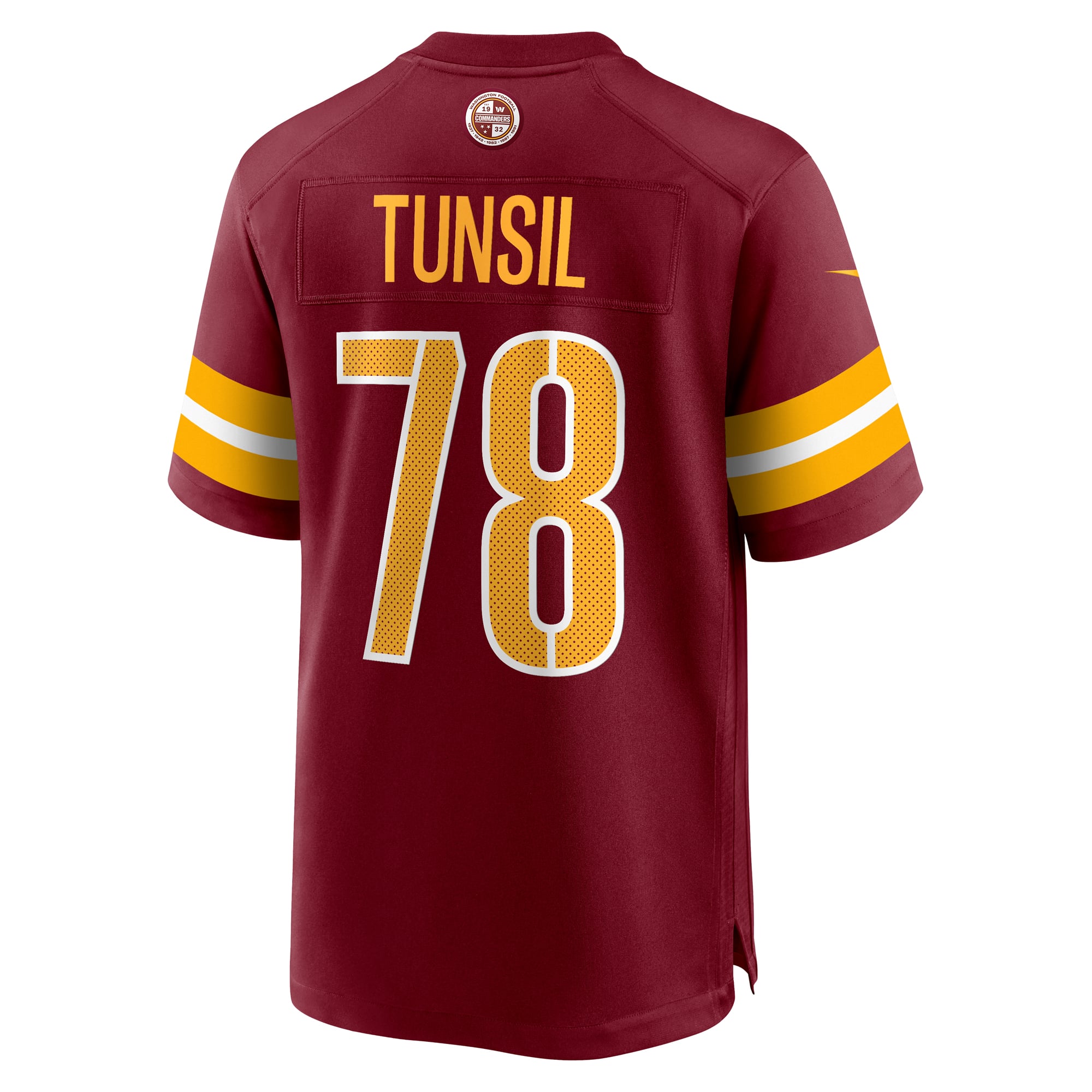 Laremy Tunsil Washington Commanders Game Jersey Burgundy NFL Football Fan Wear Laremy Tunsil