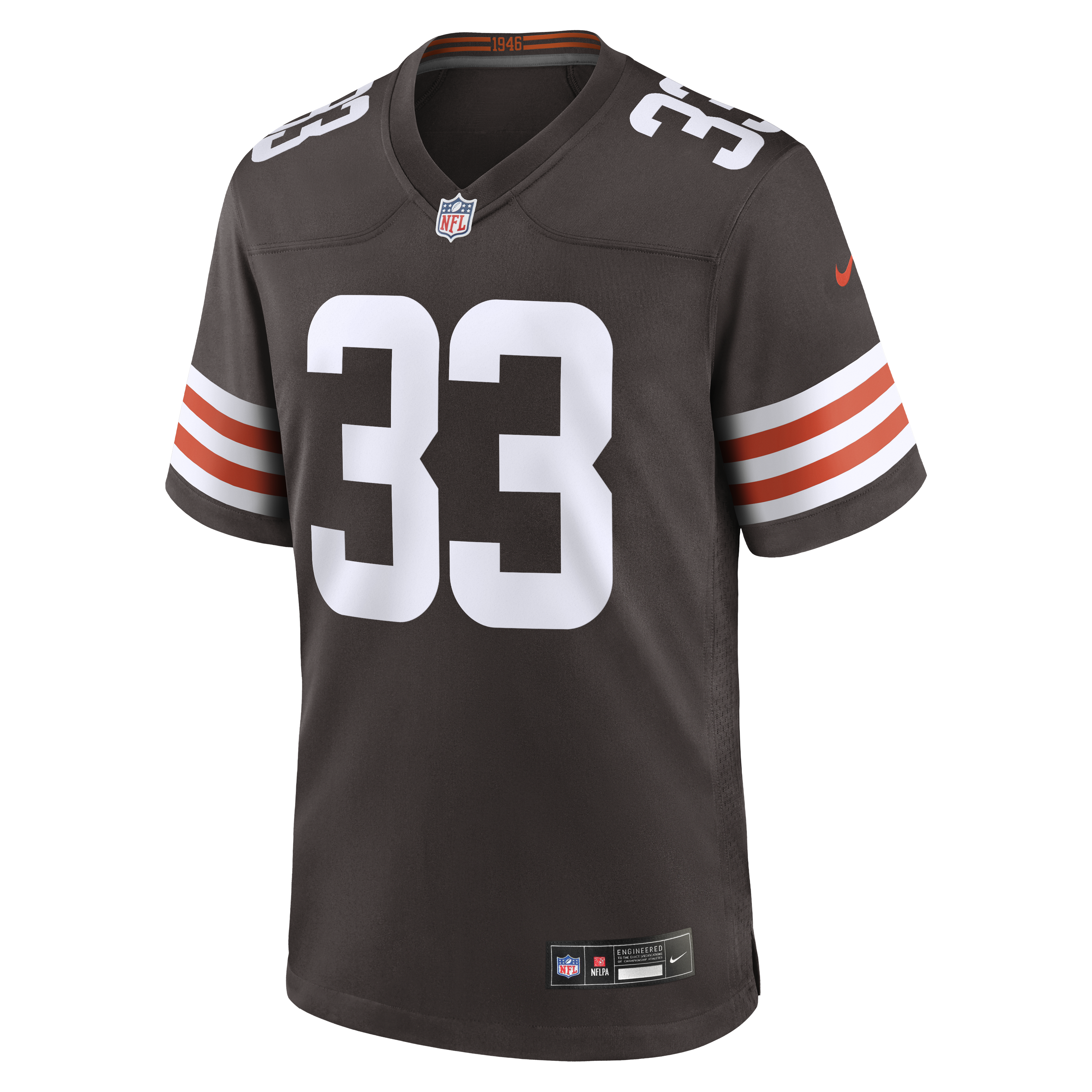 Ronnie Hickman Cleveland Browns Game Jersey Brown NFL Football Fan Wear