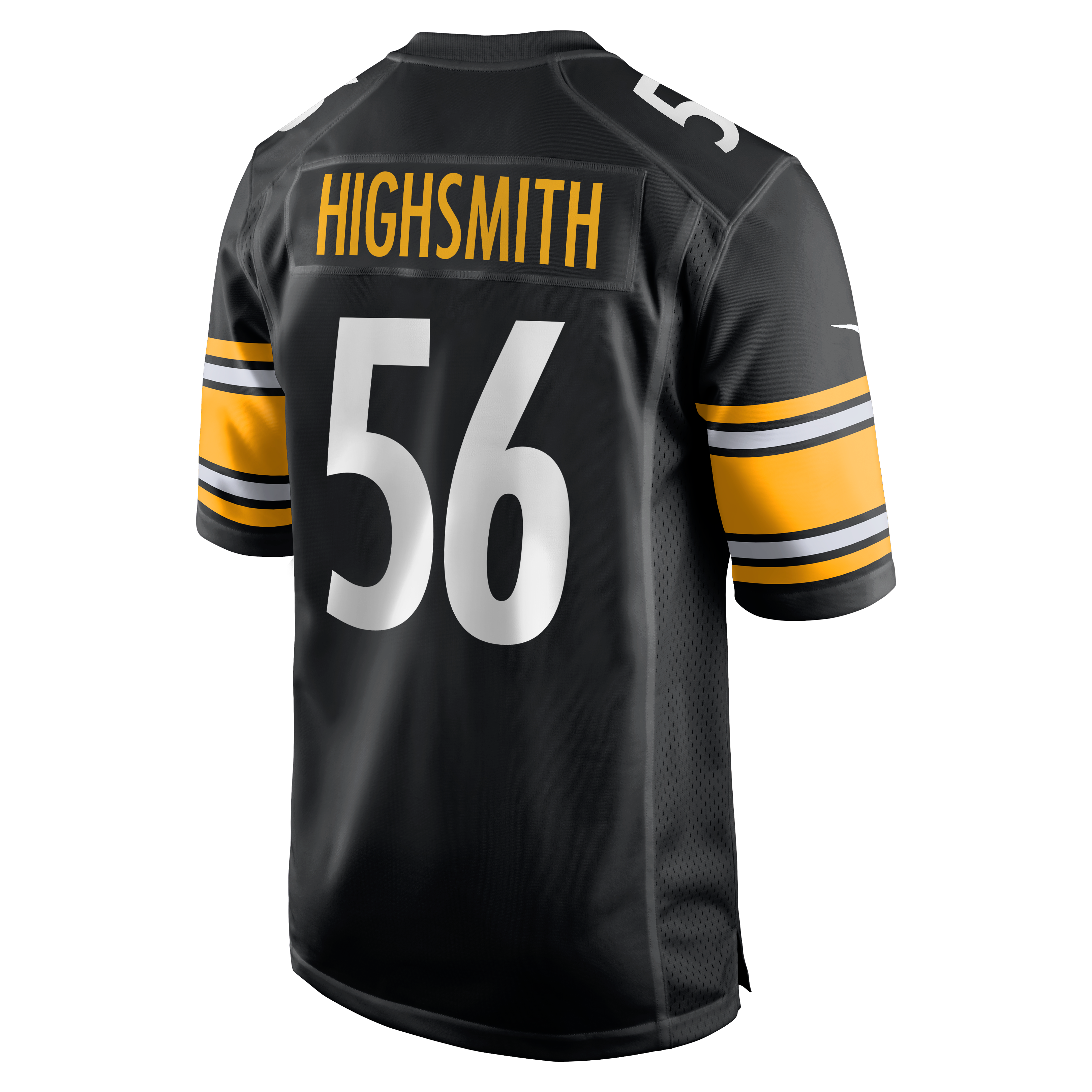 Alex Highsmith Pittsburgh Steelers Game Jersey Black NFL Football Fan Wear Alex Highsmith