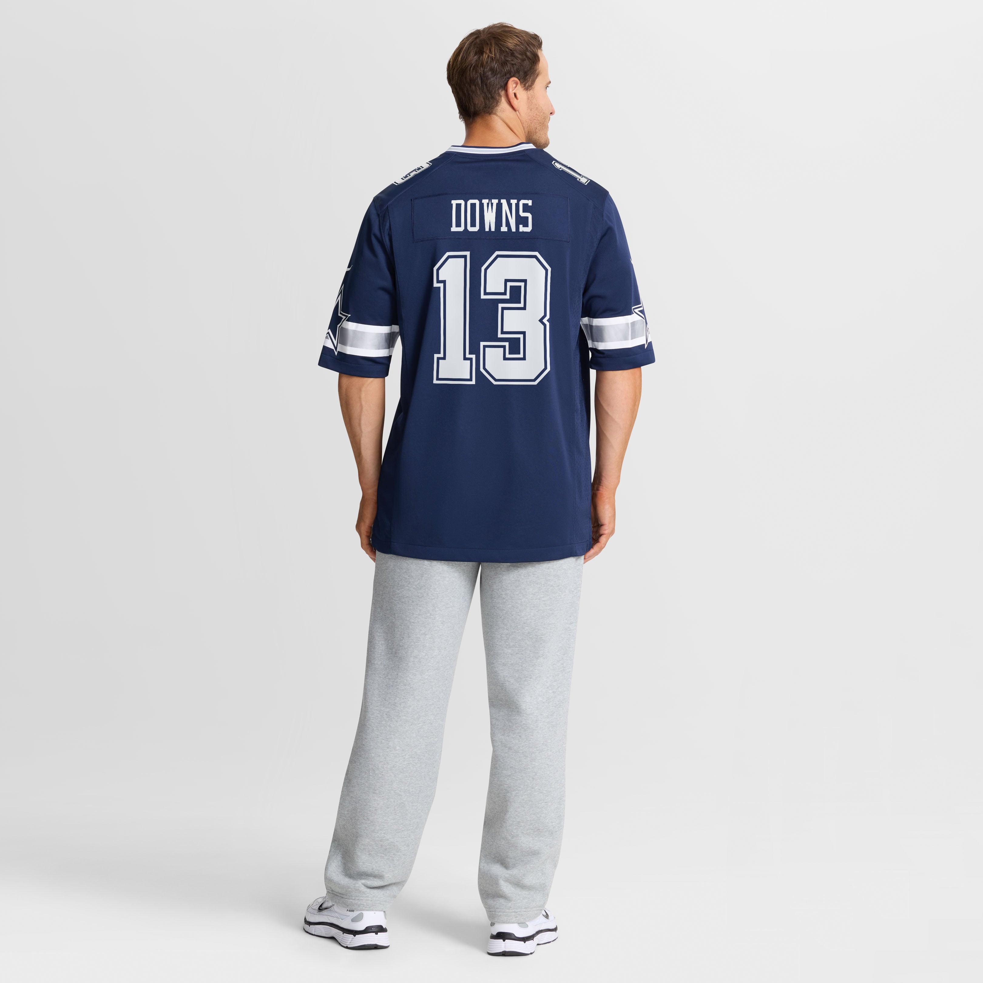 Caleb Downs Dallas Cowboys Game Jersey Navy NFL Football Fan Wear Caleb Downs