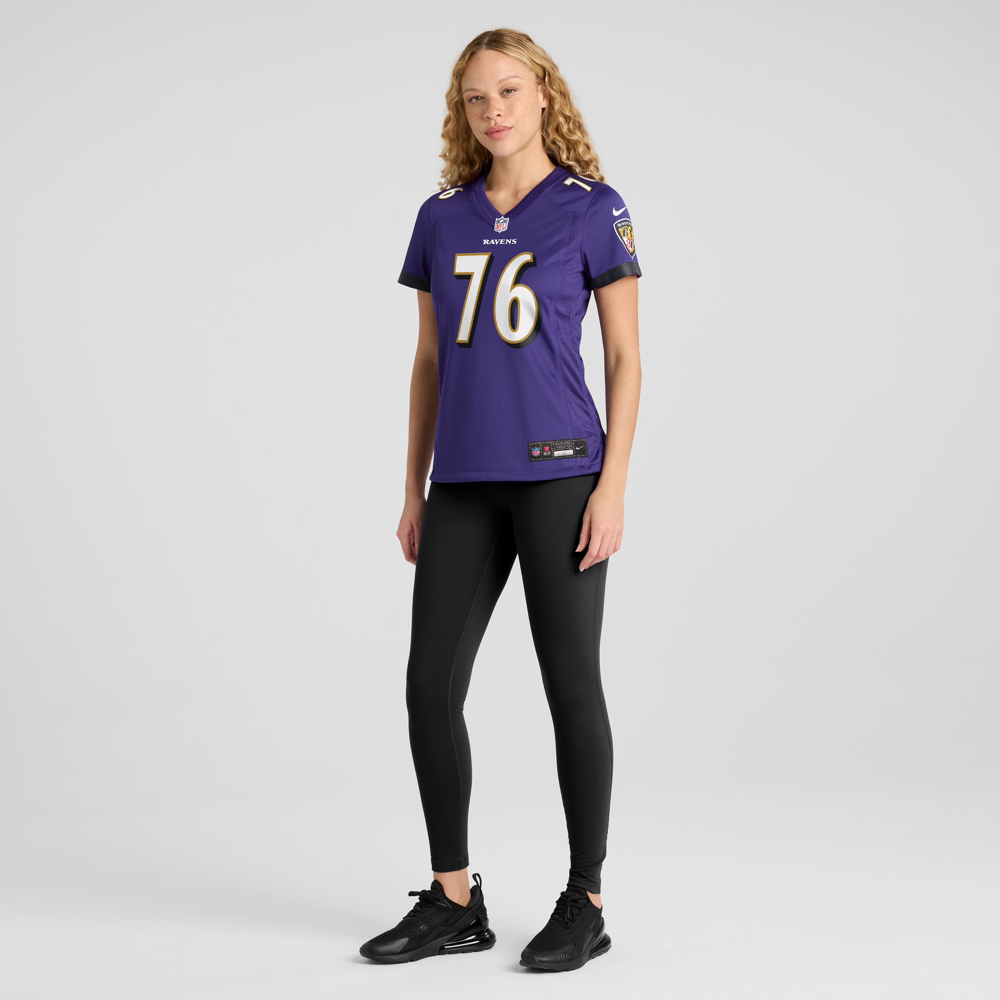 Kenyon Green Baltimore Ravens Game Jersey Green NFL Football Fan Wear Kenyon Green